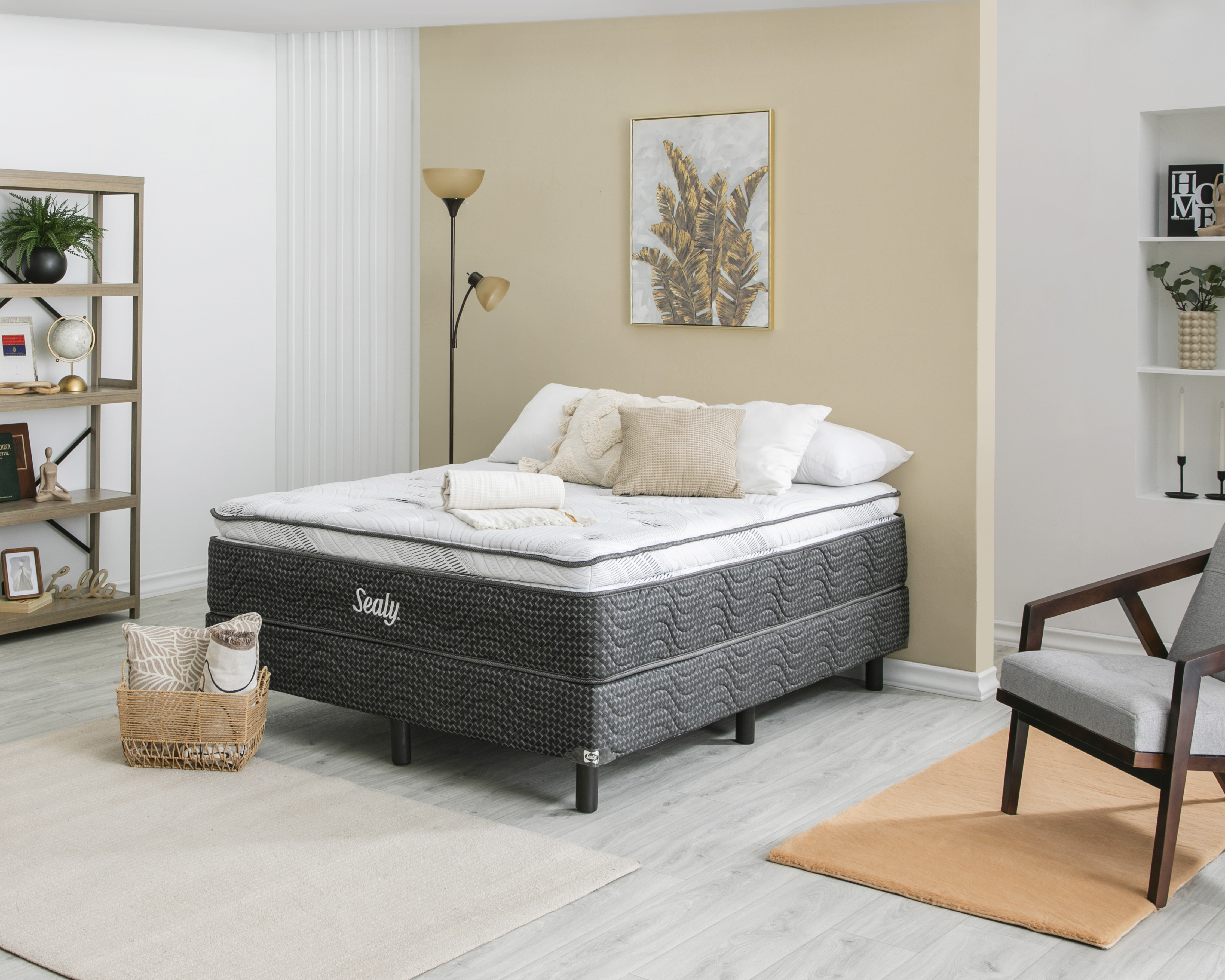 Foto 1 | Foto 1 | Juego de Colchón y Box Queen Size Sealy Soul