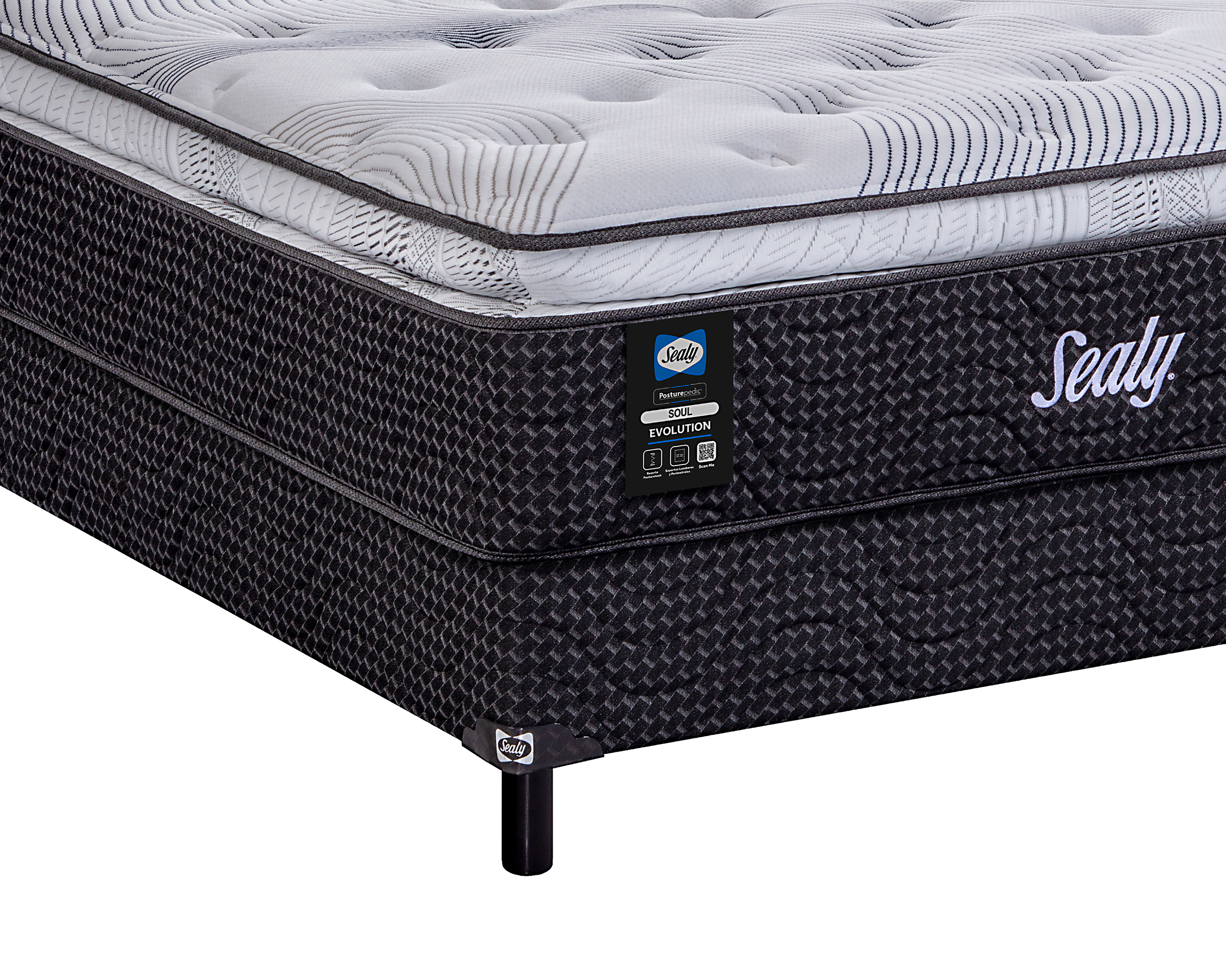 Foto 5 pulgar | Foto 4 | Juego de Colchón y Box Queen Size Sealy Soul