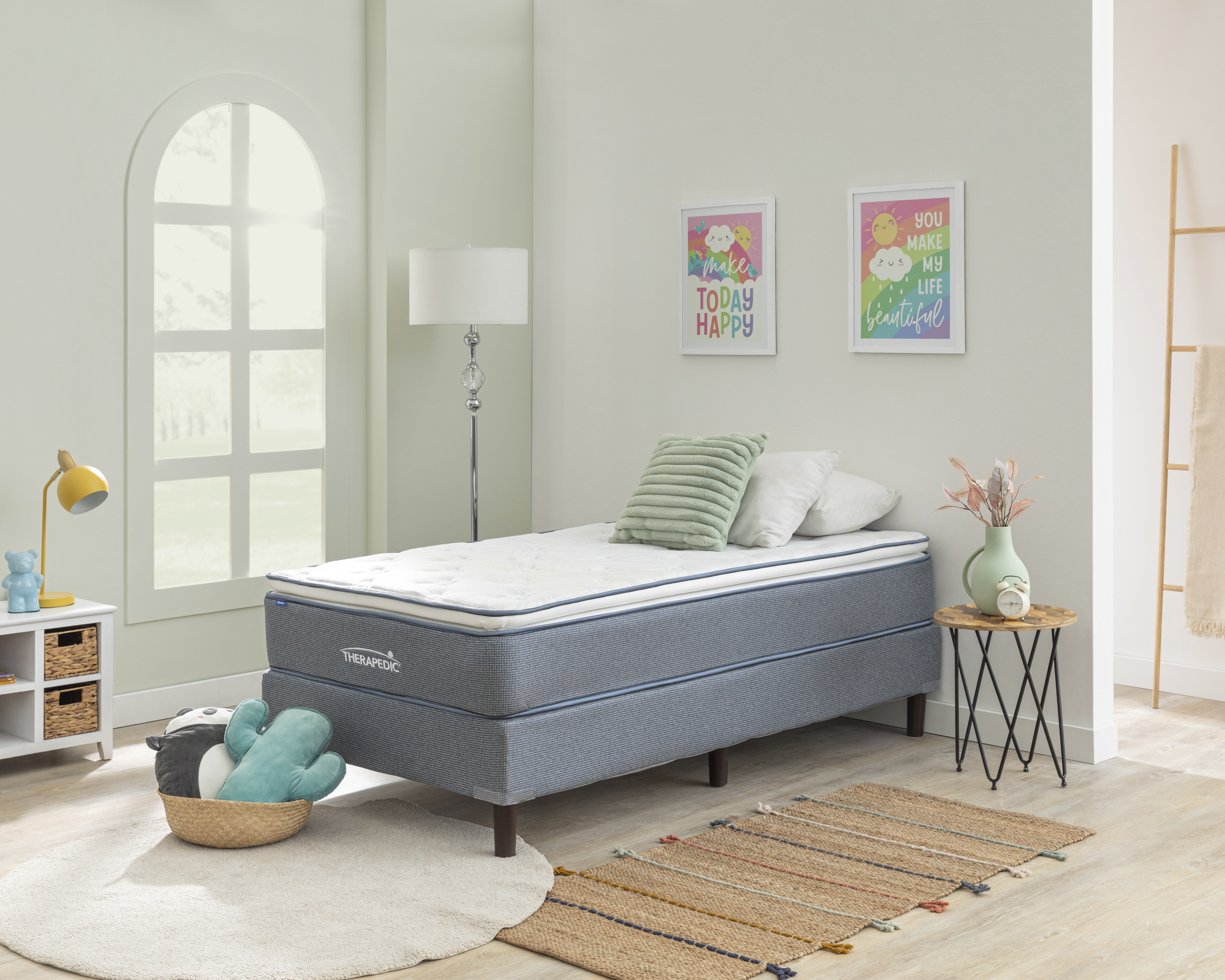 Foto 2 pulgar | Foto 1 | Juego de Colchón y Box Individual Therapedic Heaven