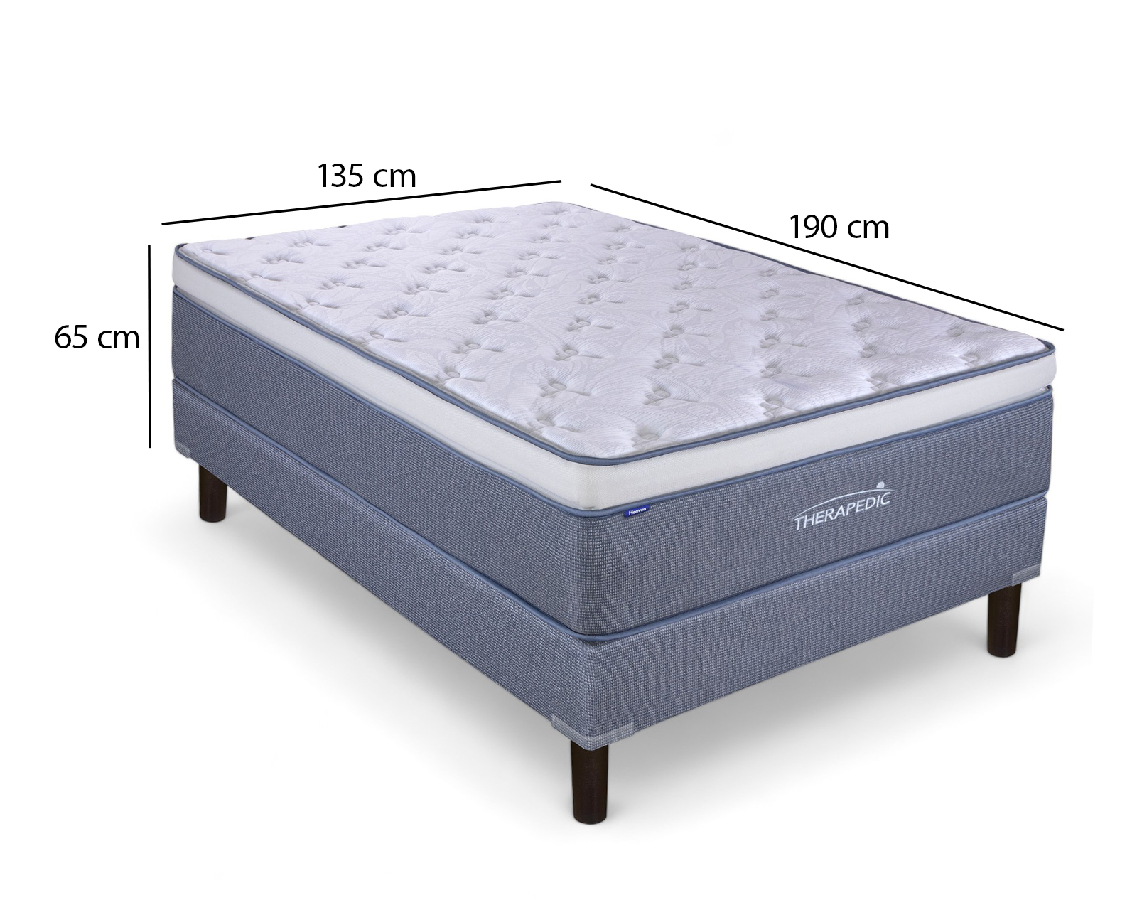 Foto 9 | Foto 9 | Juego de Box y Colchón Matrimonial Therapedic Heaven