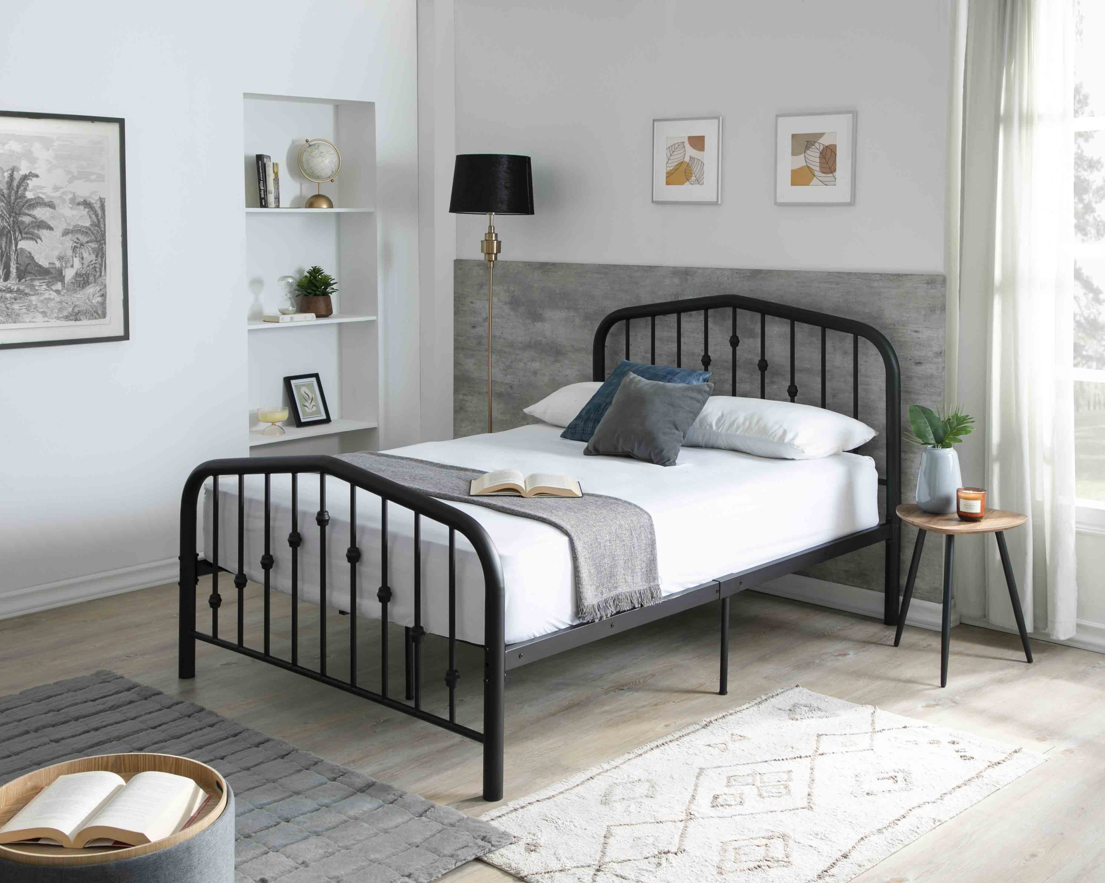 Cama Matrimonial Adams de Metal