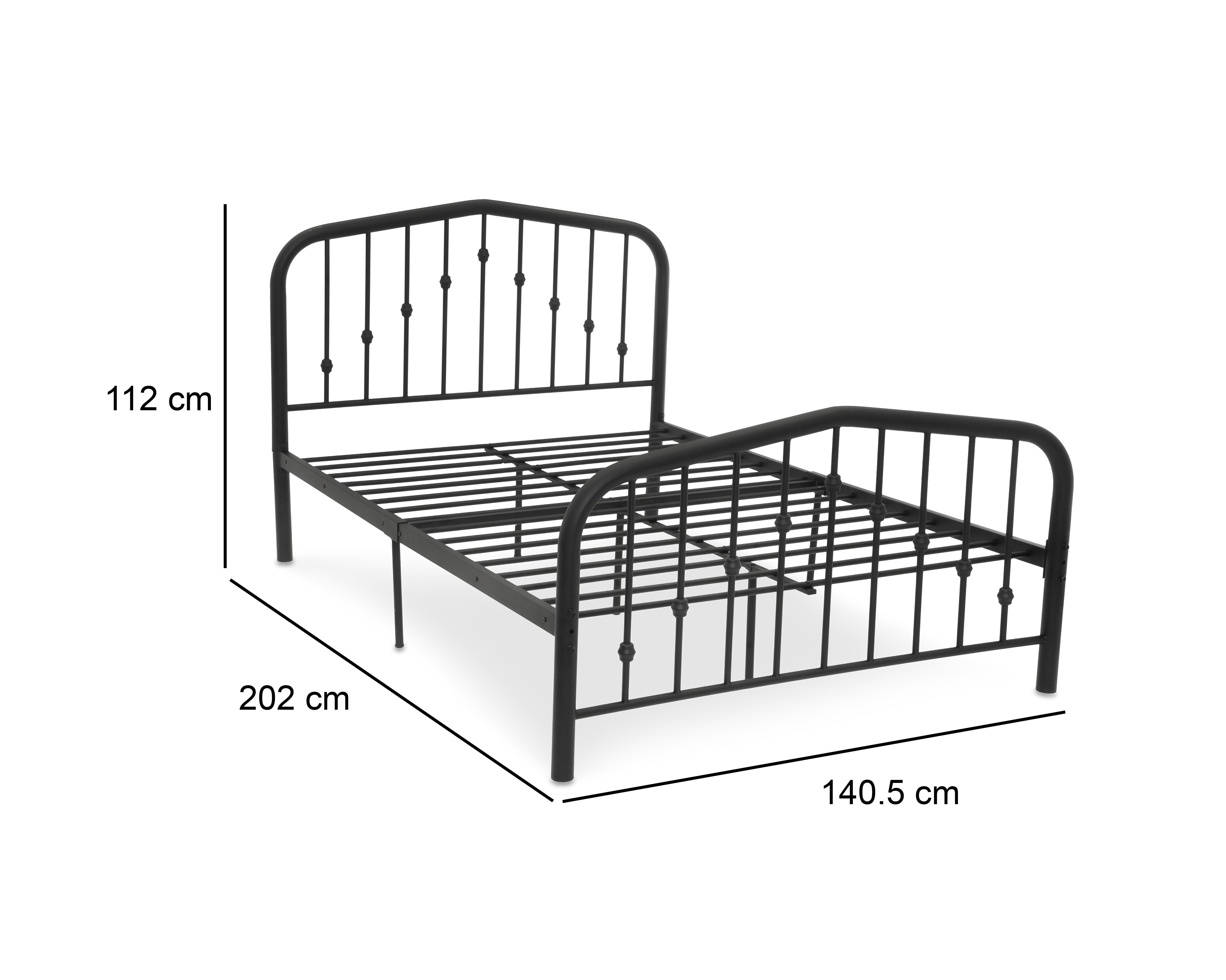 Foto 6 | Foto 6 | Cama Matrimonial Adams de Metal