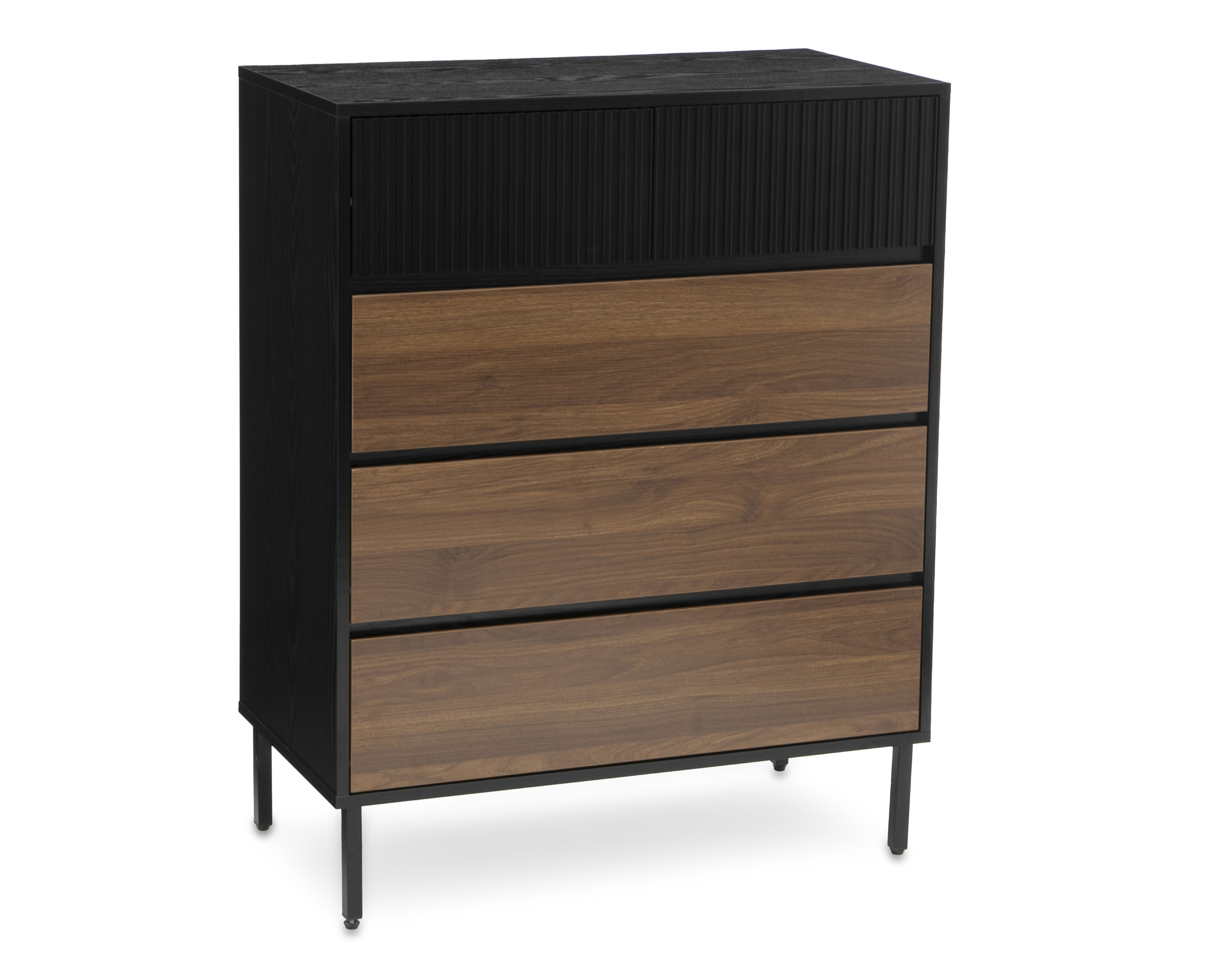 Foto 3 pulgar | Foto 2 | Cómoda Mariel Negra 80 cm