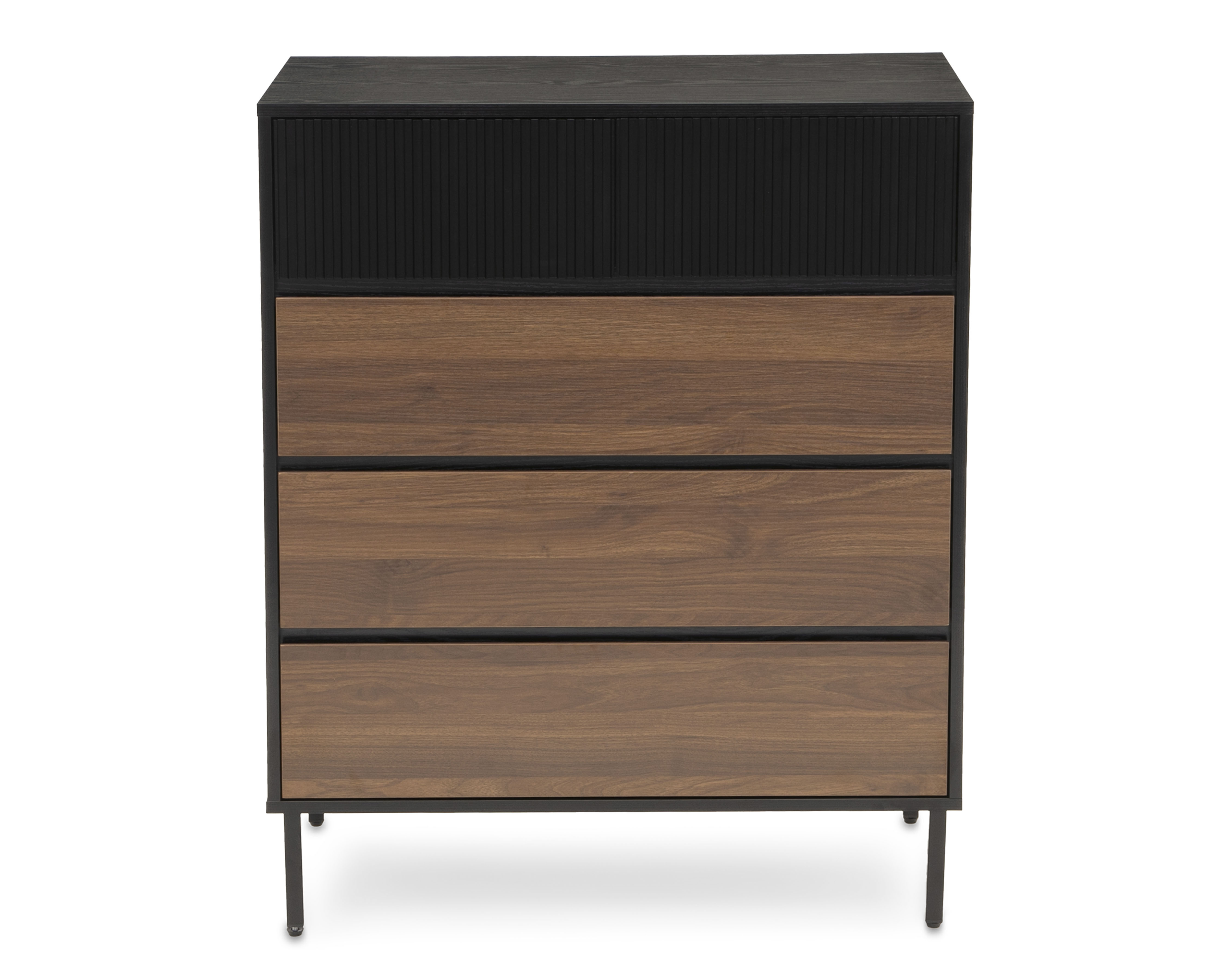 Foto 5 pulgar | Foto 4 | Cómoda Mariel Negra 80 cm