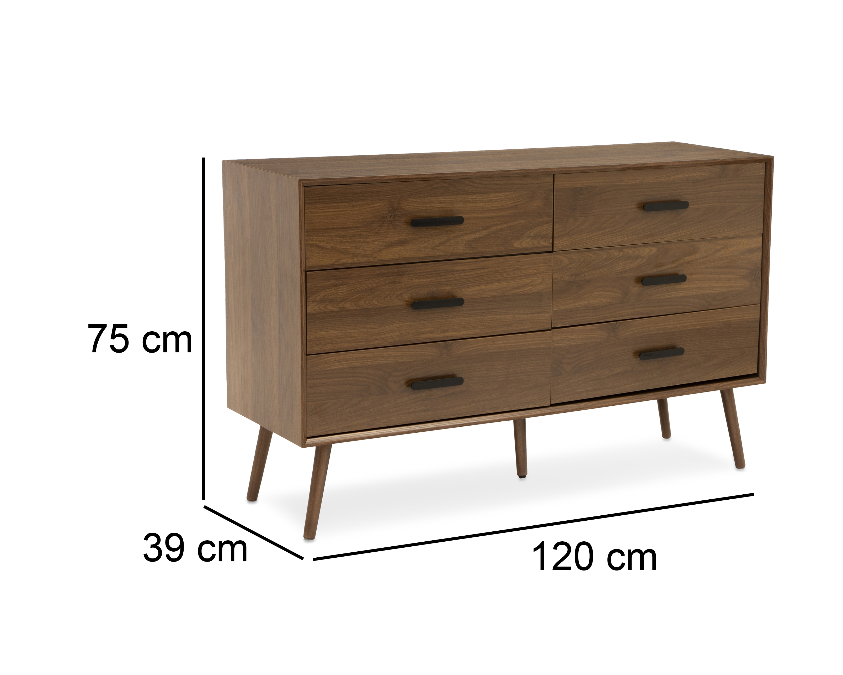 Foto 7 | Foto 7 | Cómoda Prisila Café 120 cm