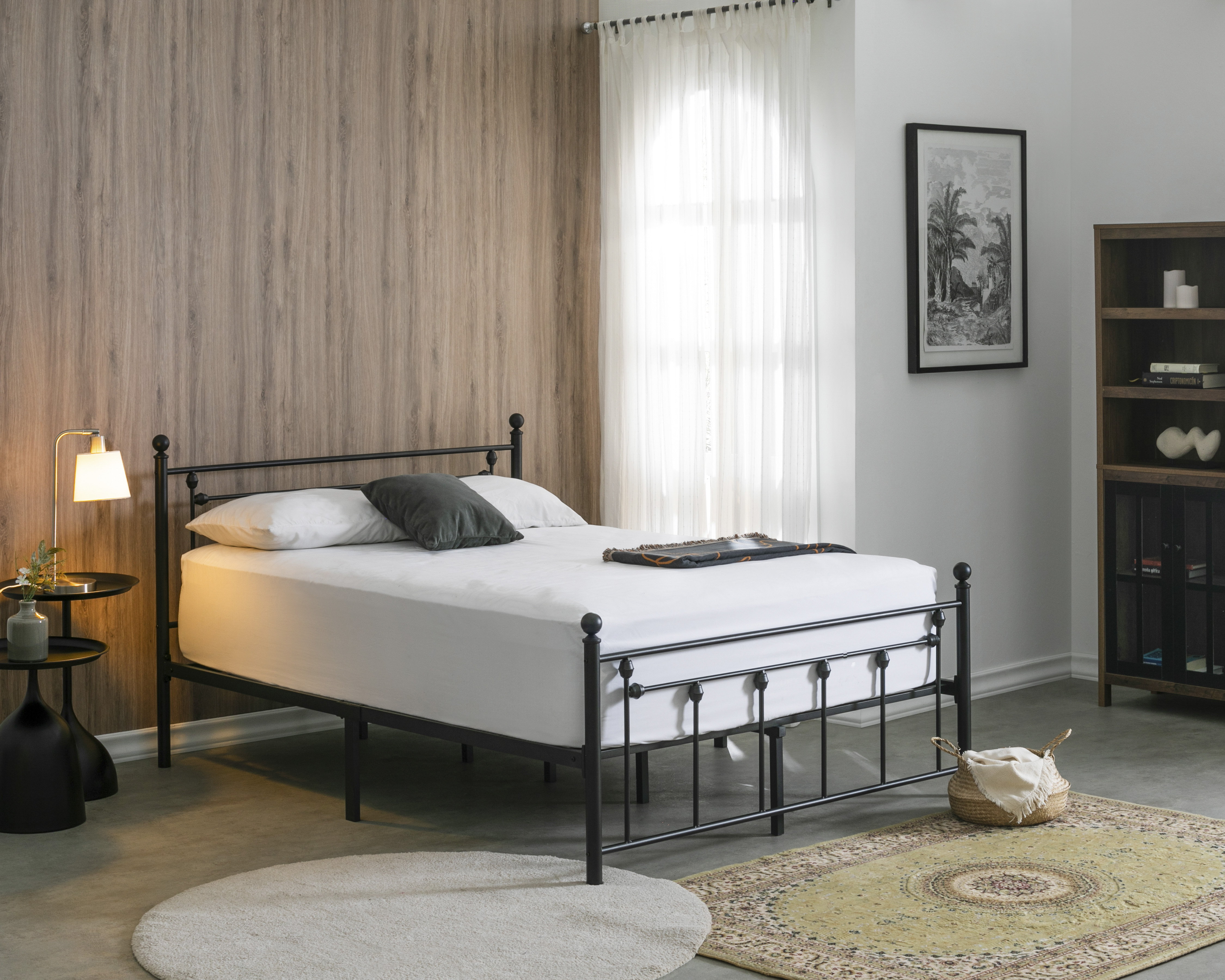 Cama Matrimonial Yara de Metal