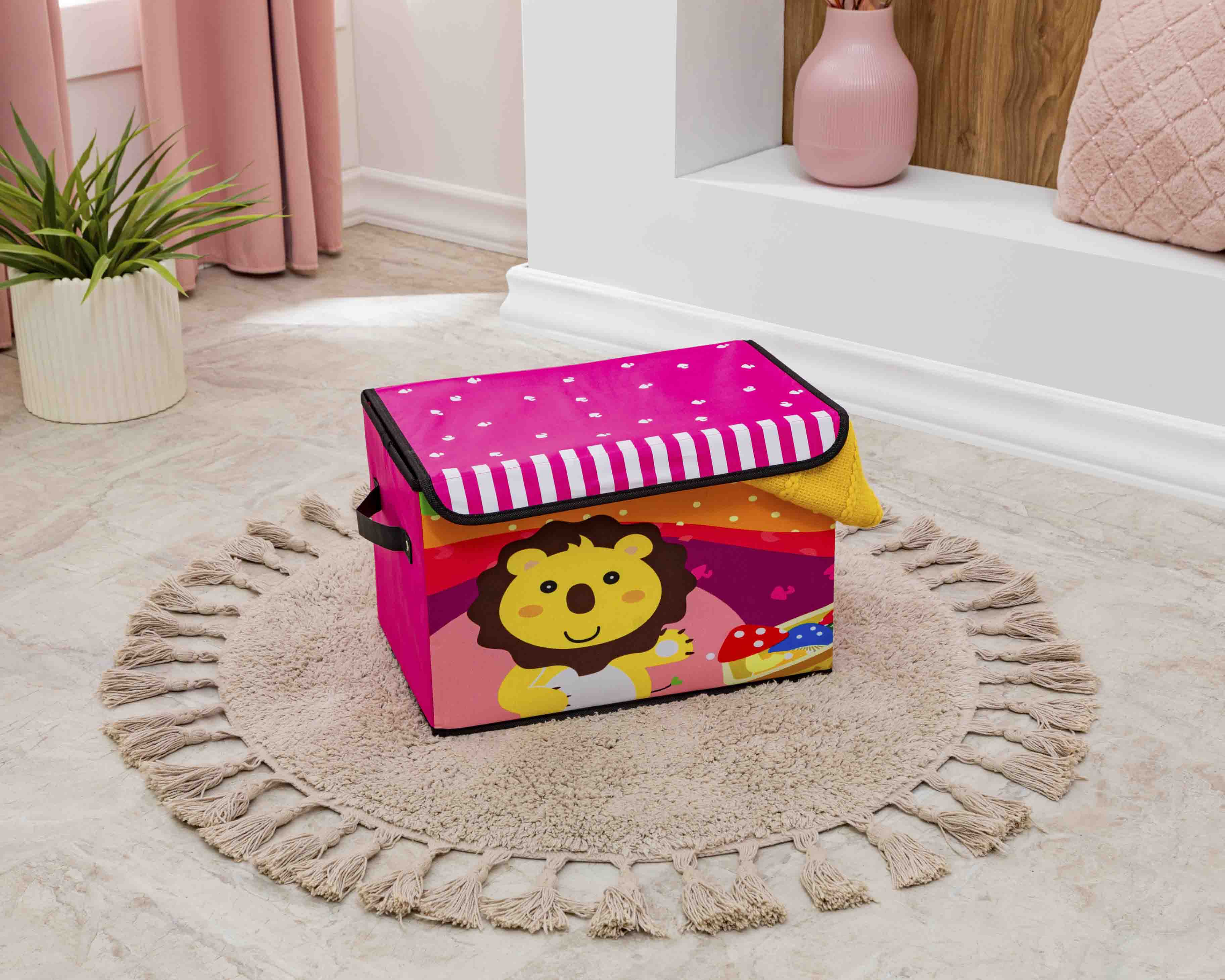 Foto 6 | Foto 6 | Caja de Almacenamiento +Simple León Rosa