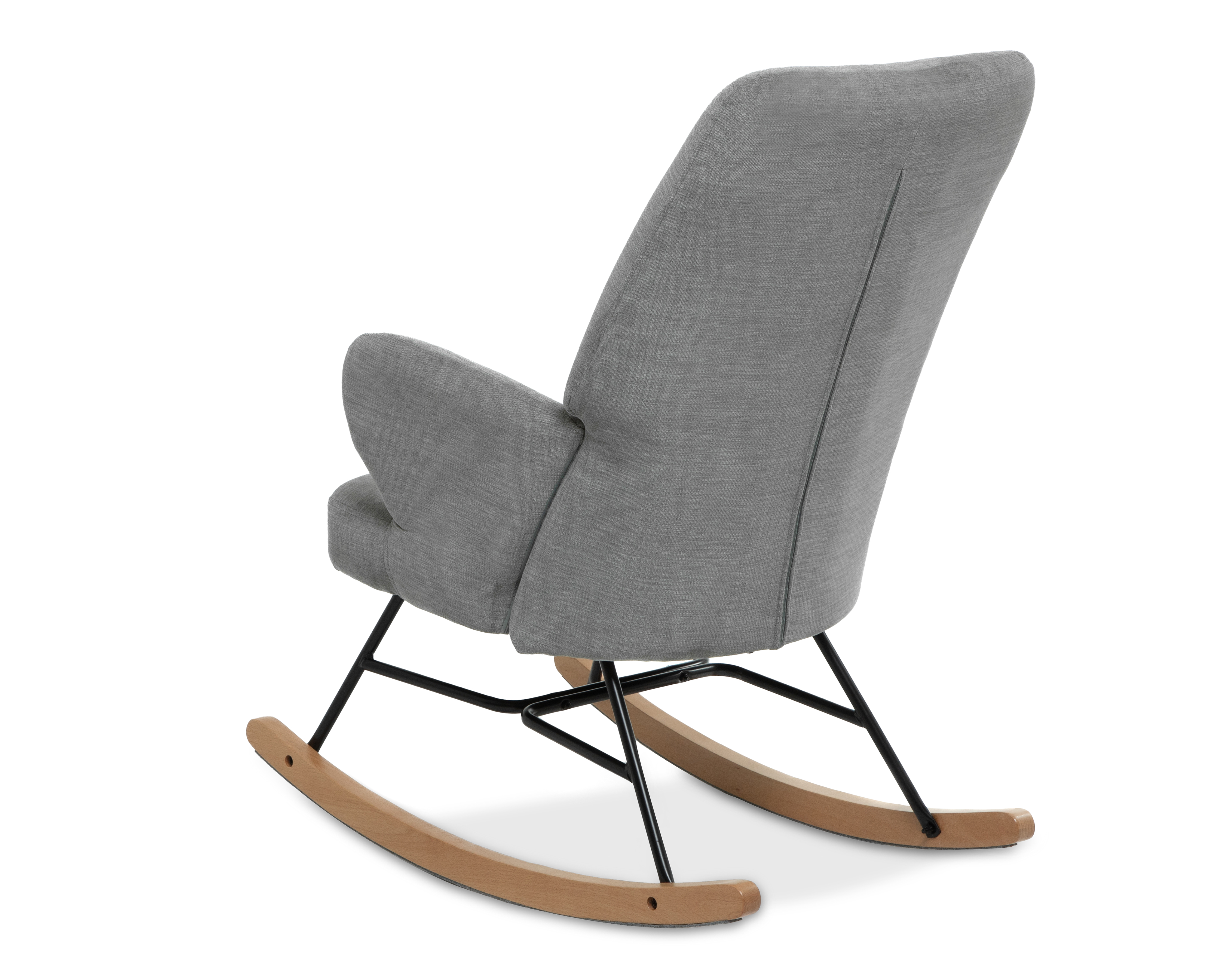 Foto 4 | Foto 4 | Silla Mecedora Ikal Contemporánea Gris Olivia