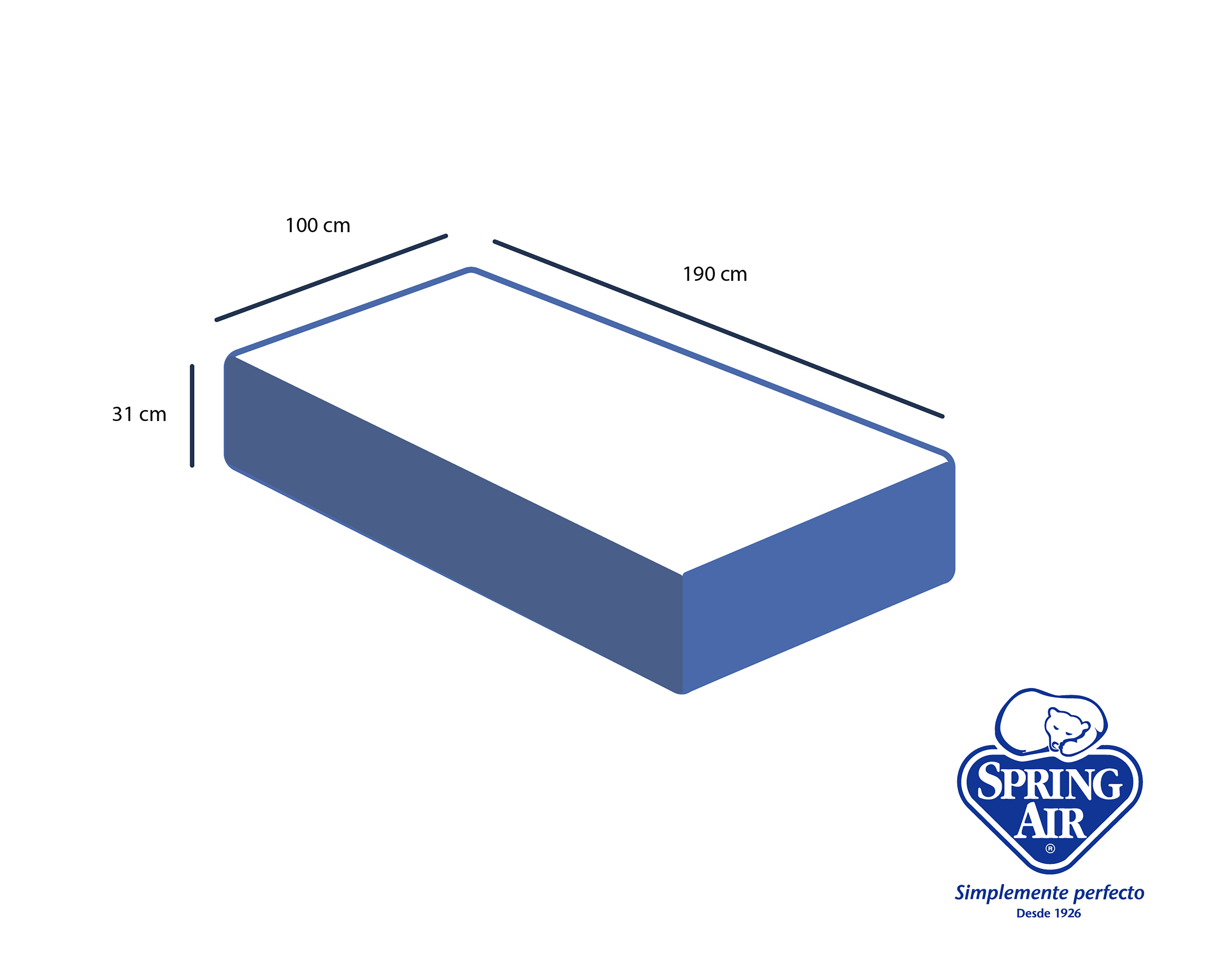 Foto 8 | Foto 8 | Colchón Individual Spring Air Victory II