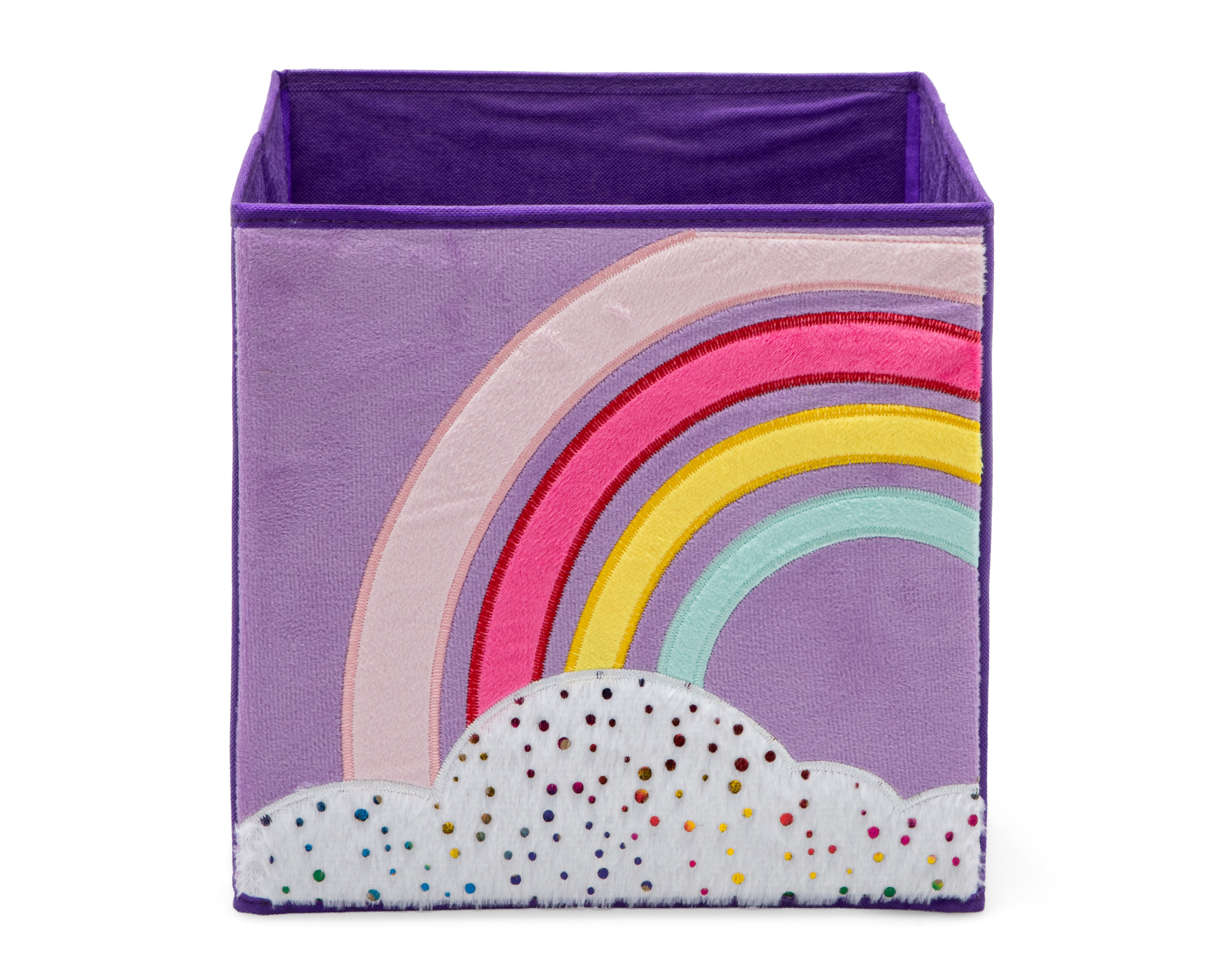 Foto 2 pulgar | Foto 1 | Caja de Almacenamiento de Poliéster Rainbow Morada