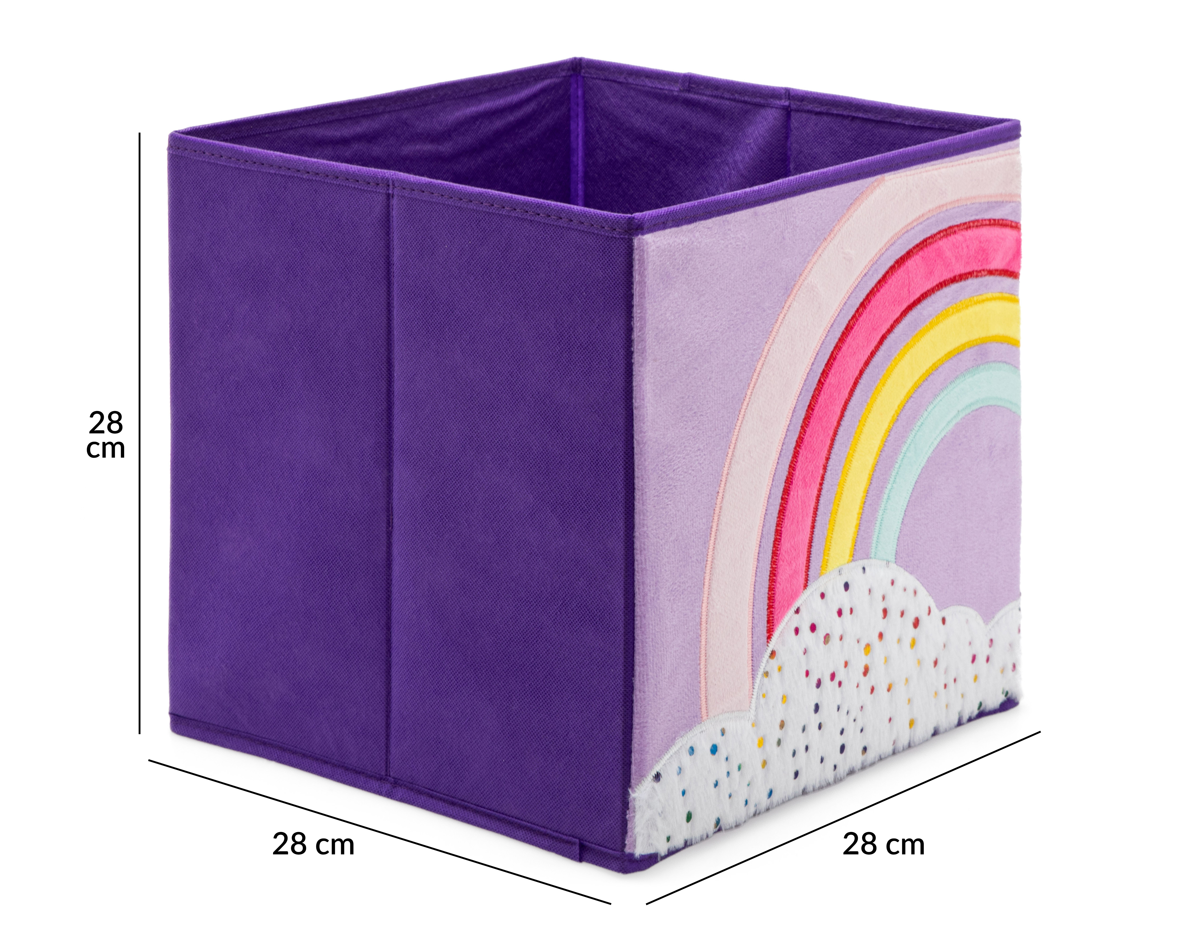 Foto 7 | Foto 7 | Caja de Almacenamiento de Poliéster Rainbow Morada