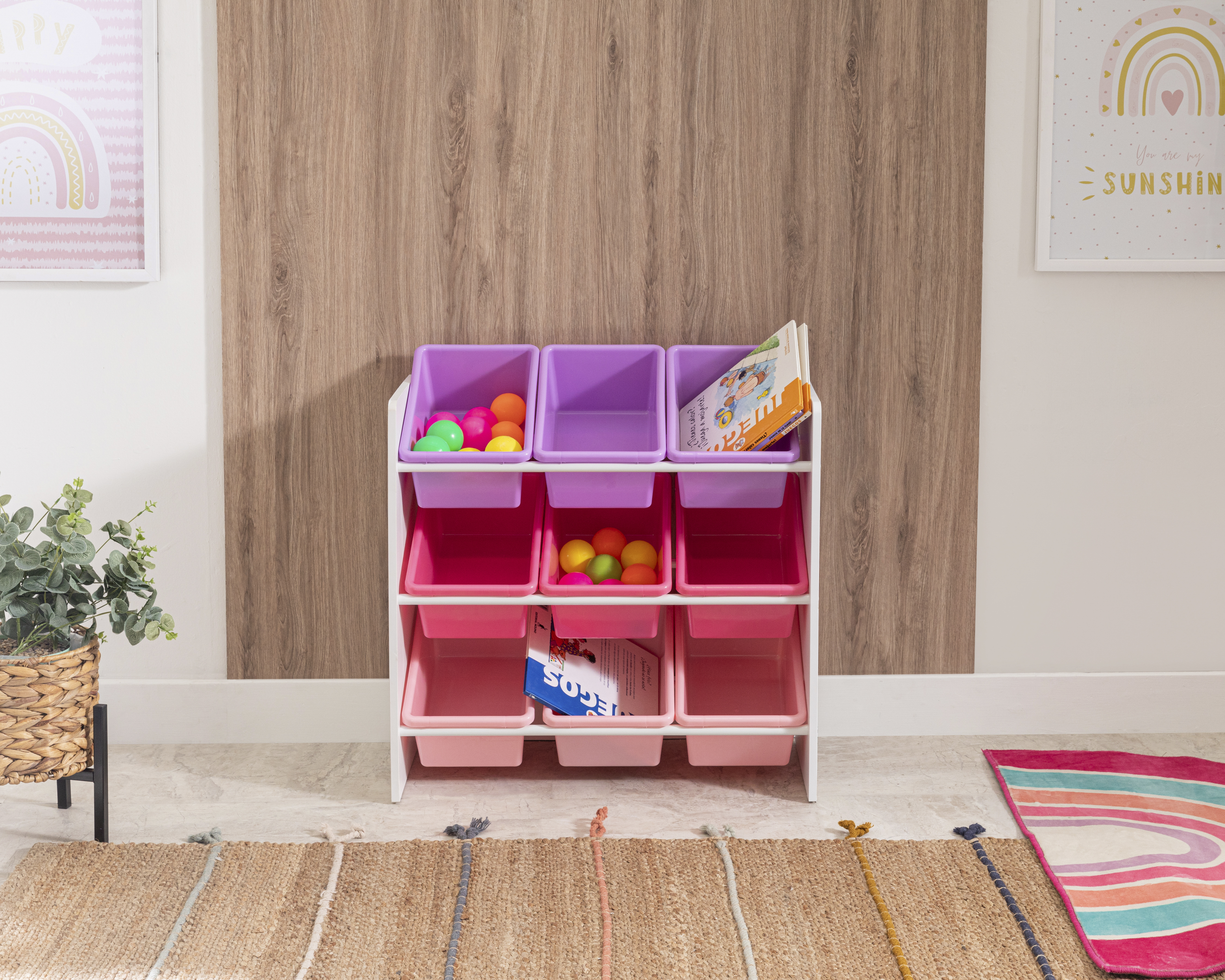 Organizador de Cubos +Simple Multicolor