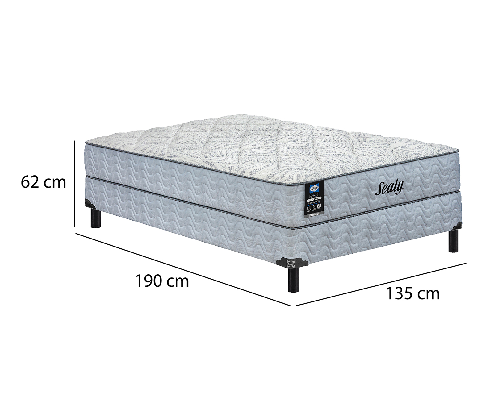 Foto 9 pulgar | Foto 8 | Juego de Colchón y Box Matrimonial Sealy Articus