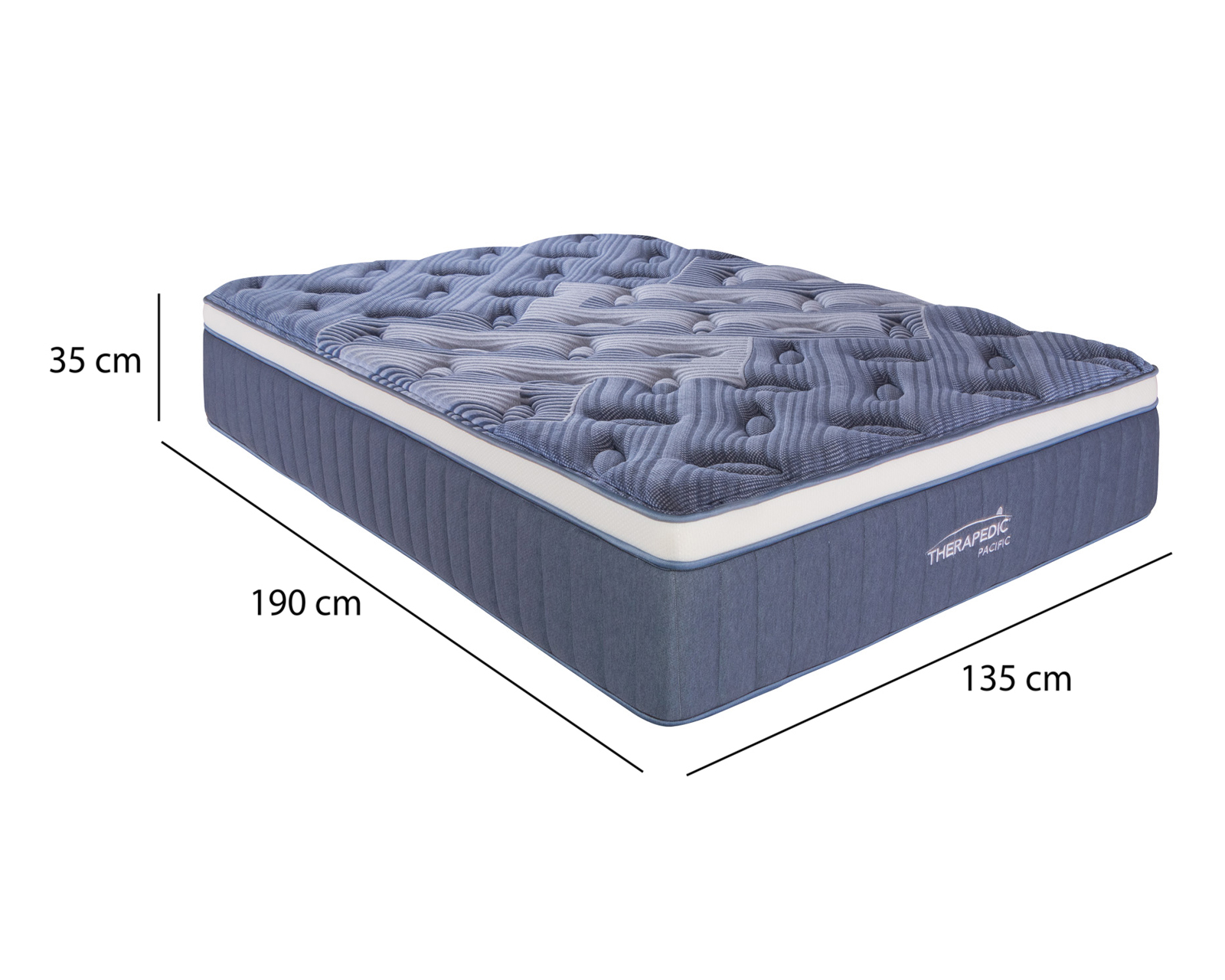 Foto 6 | Foto 6 | Colchón Matrimonial Therapedic Pacific