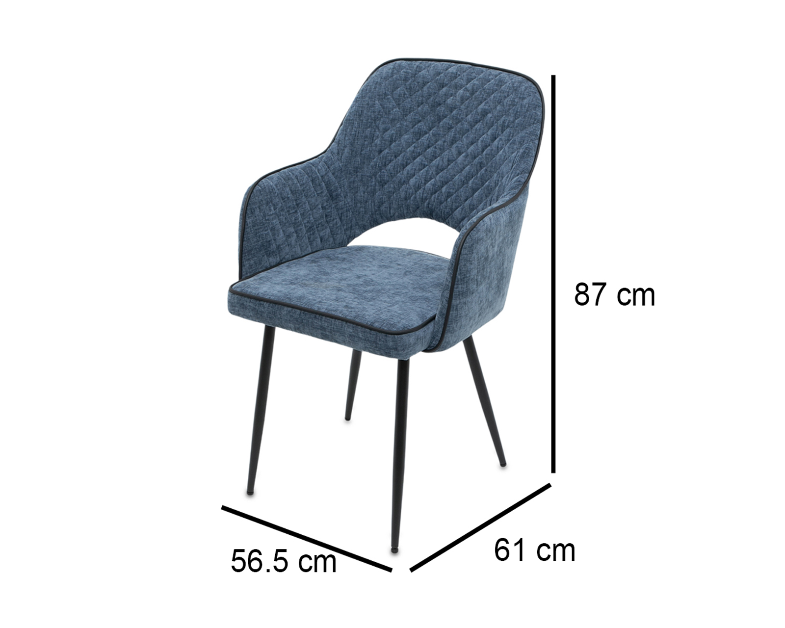 Foto 5 | Foto 5 | Silla de Metal Ikal Estambul Azul