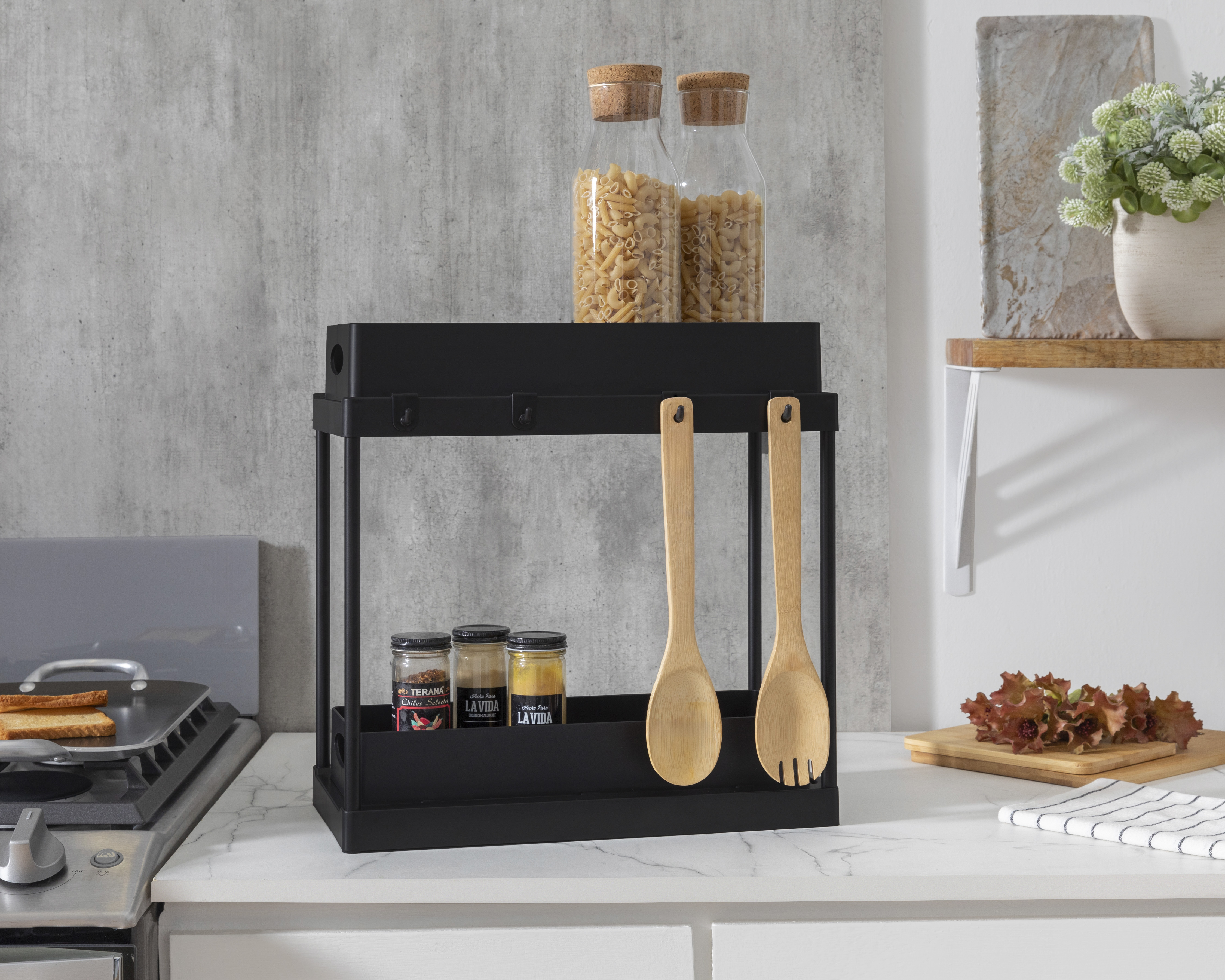 Foto 5 | Foto 5 | Organizador de Cocina de ABS +Simple Aries Negro