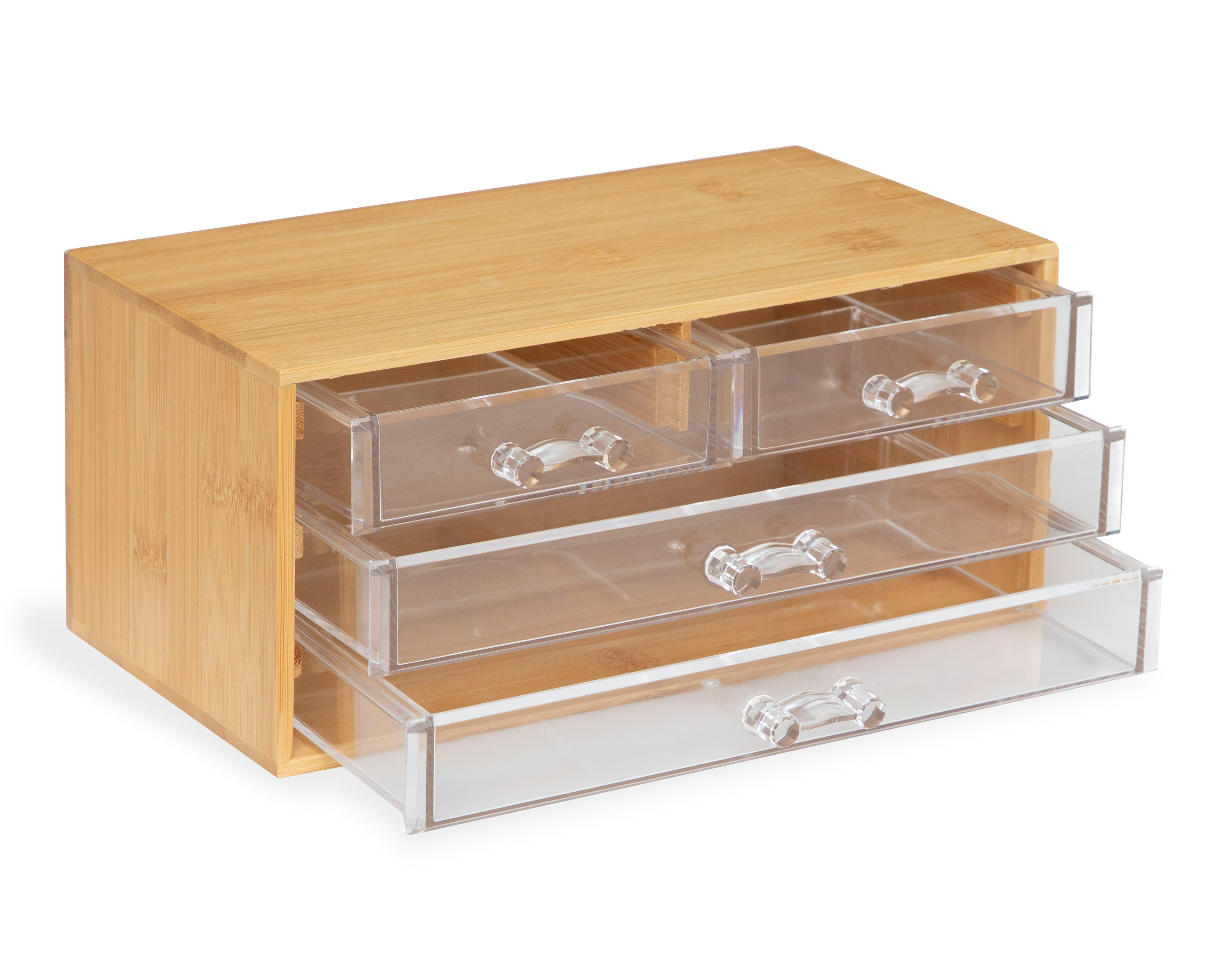 Foto 4 pulgar | Foto 3 | Organizador para Baño +Simple de Bambú