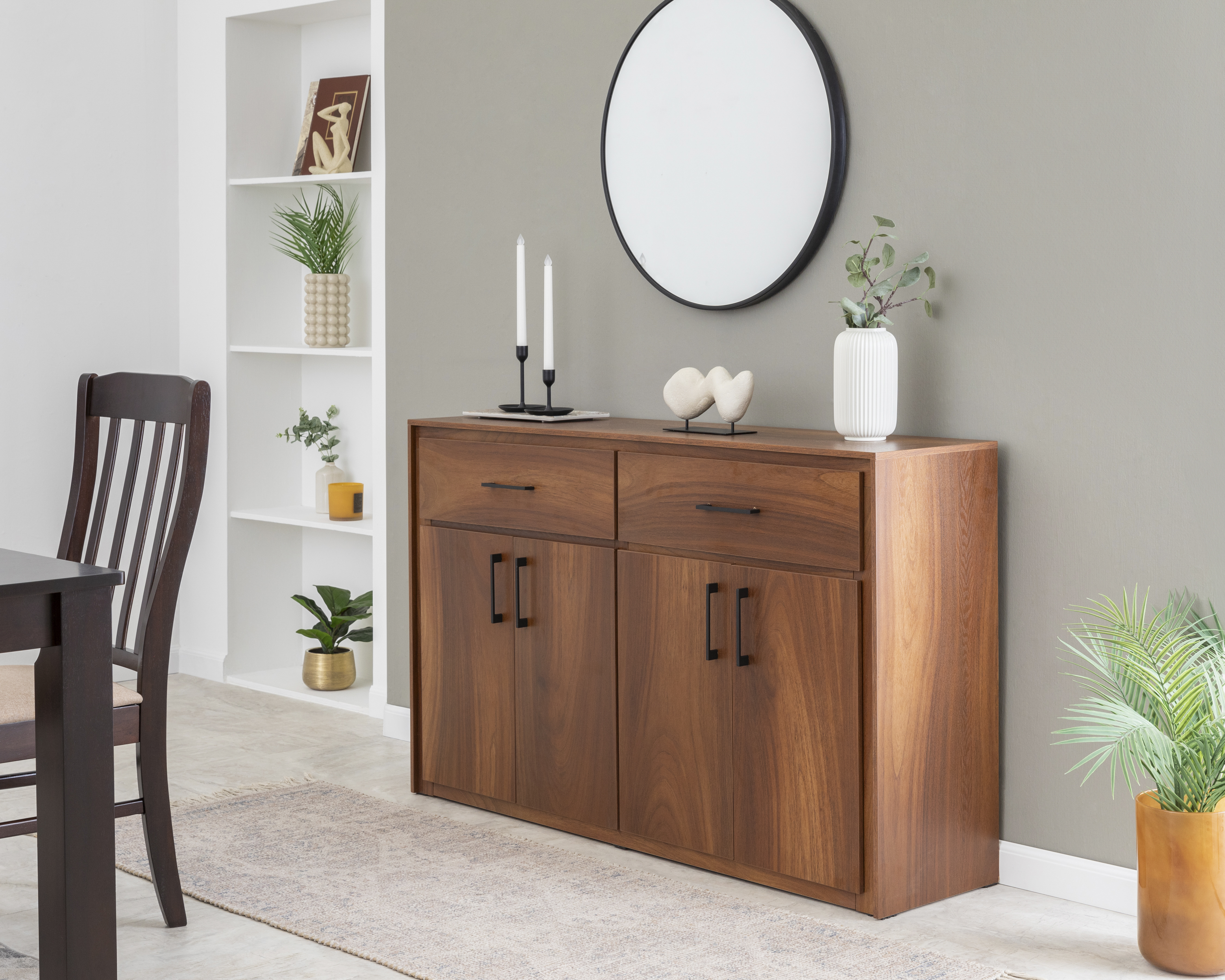 Bufetera con Puertas Asturia Roble