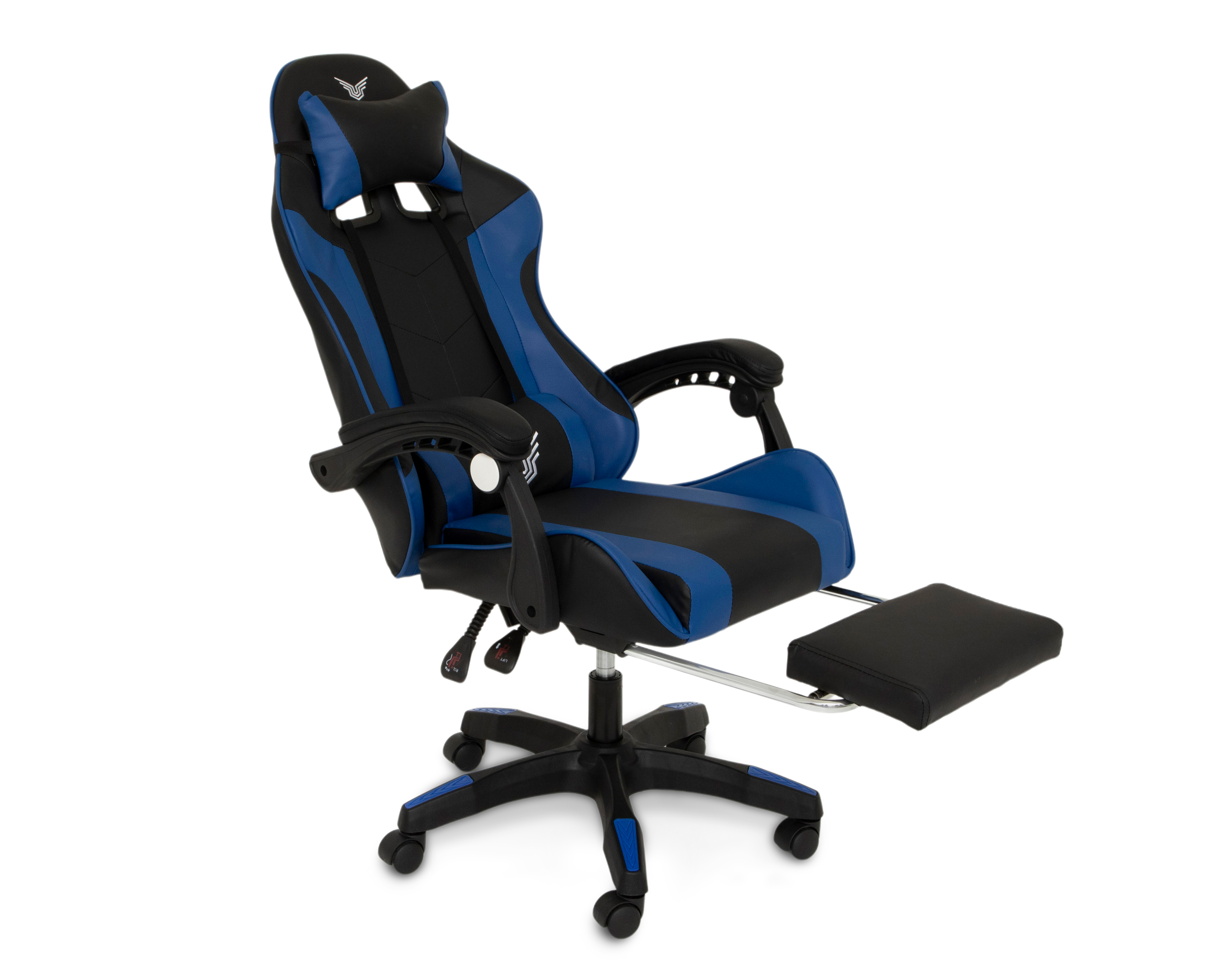 Foto 3 | Foto 3 | Silla Gamer Gamecraft Reclinable Azul