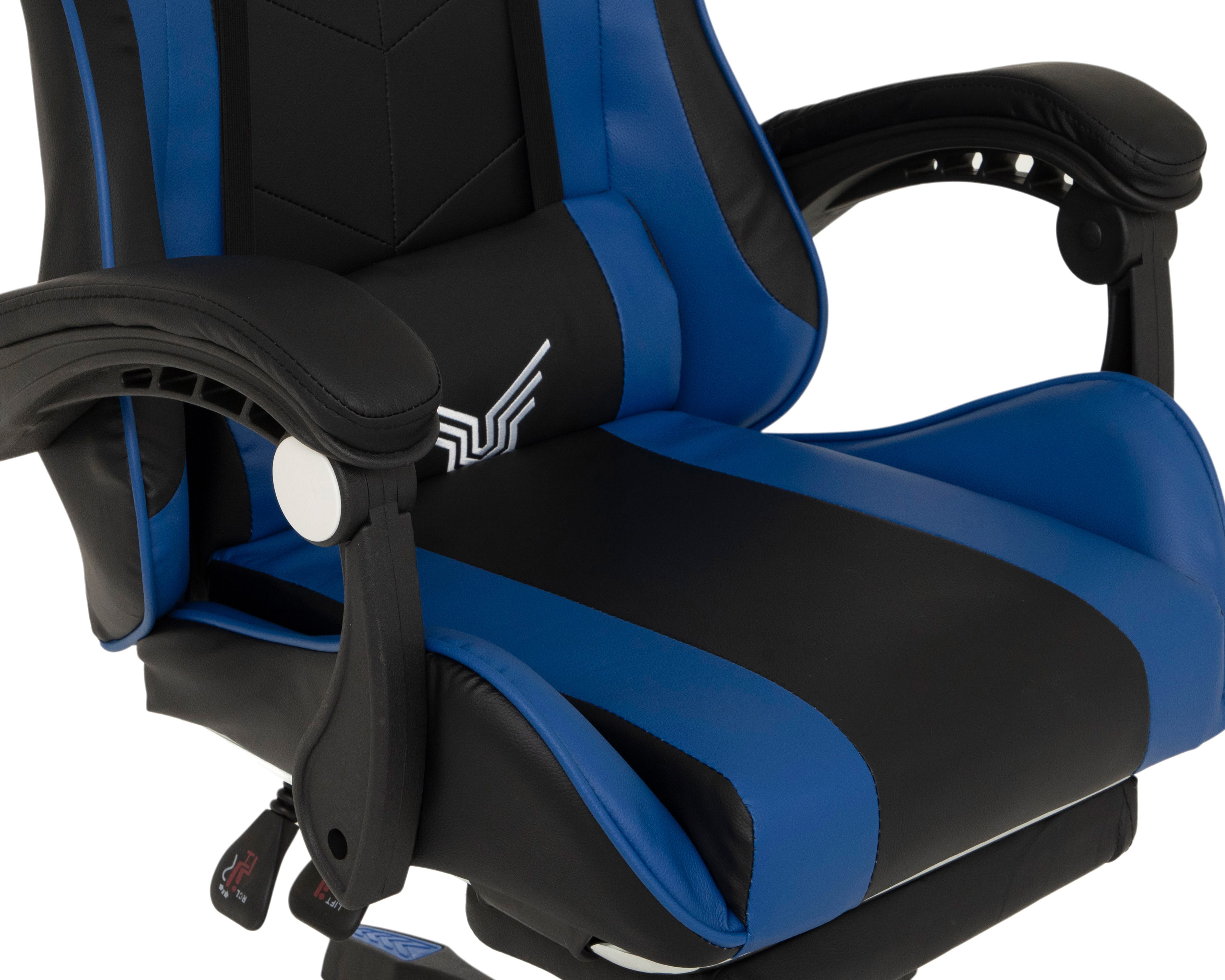 Foto 5 | Foto 5 | Silla Gamer Gamecraft Reclinable Azul