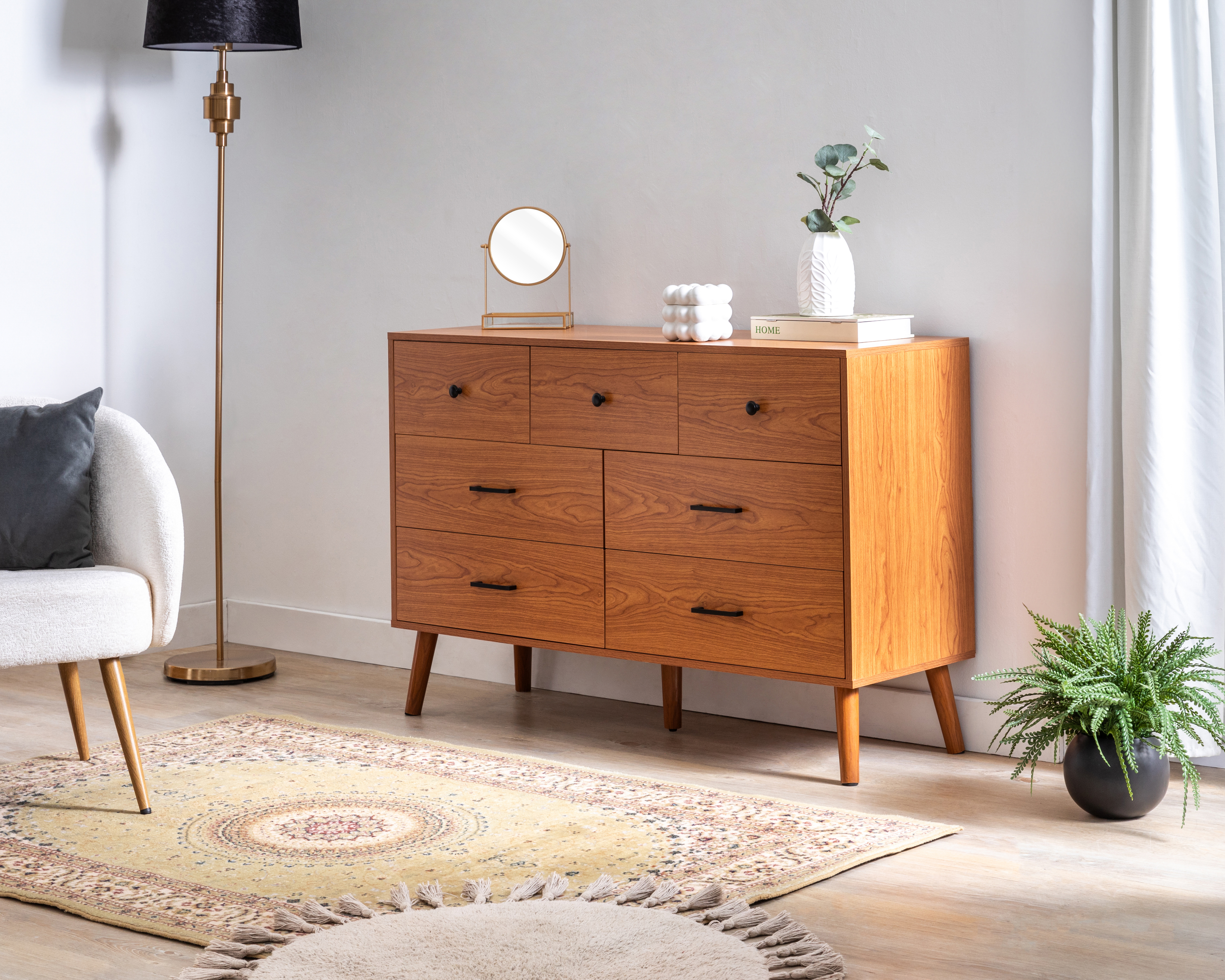 Cómoda Johanna Café 120 cm