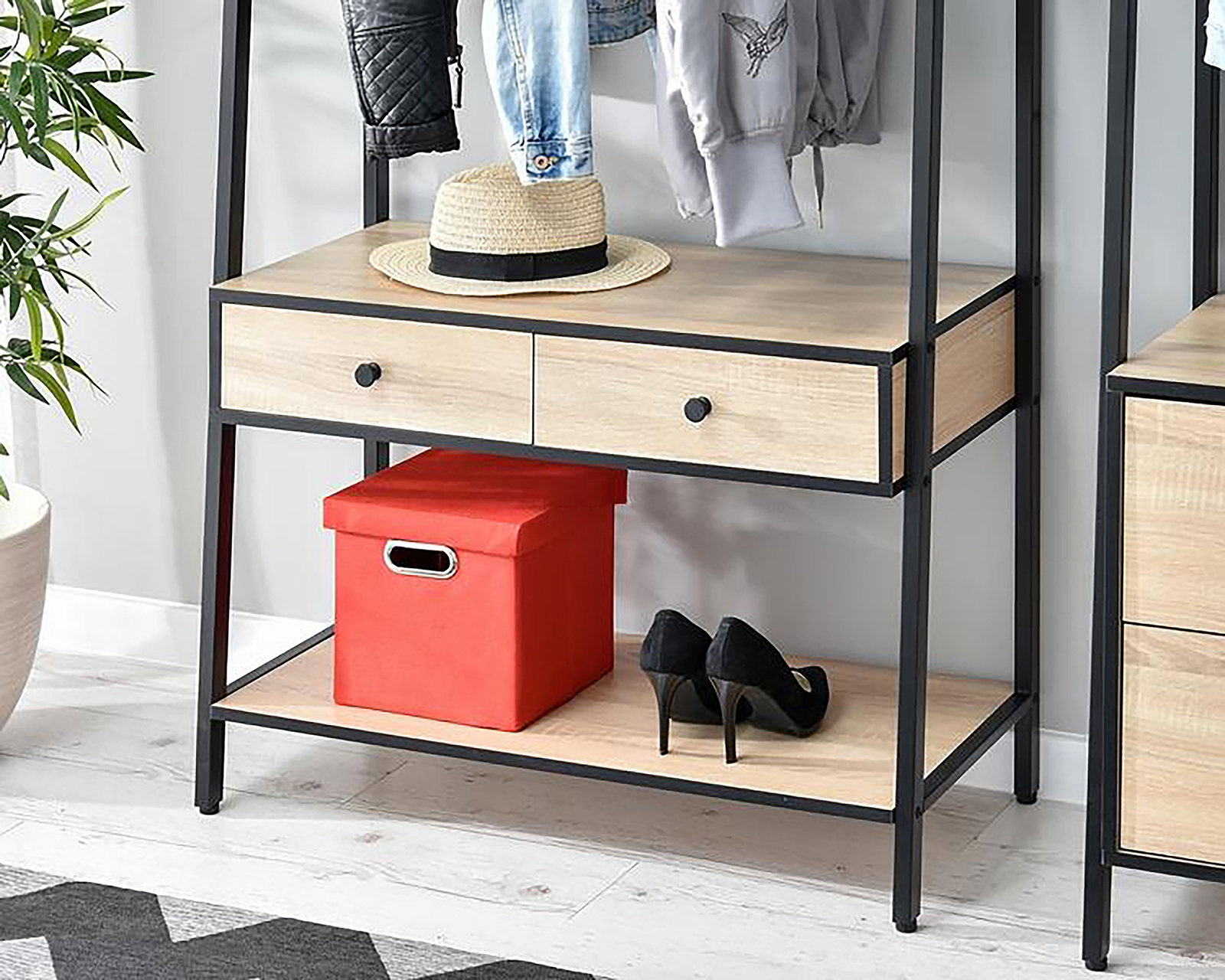 Foto 2 | Foto 2 | Organizador de Ropa de Madera +Simple Giovanni Café