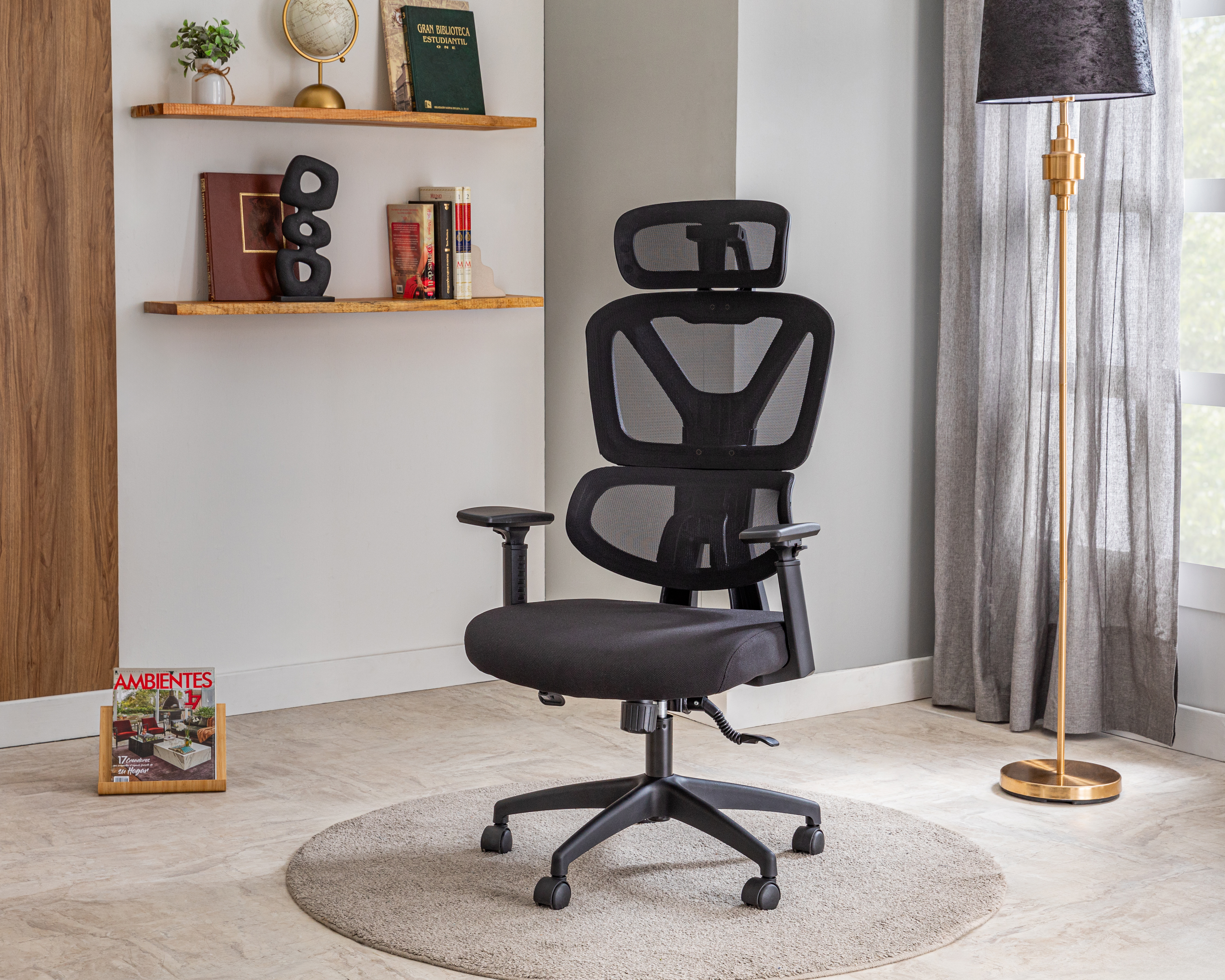 Silla de Oficina Lenox Negra