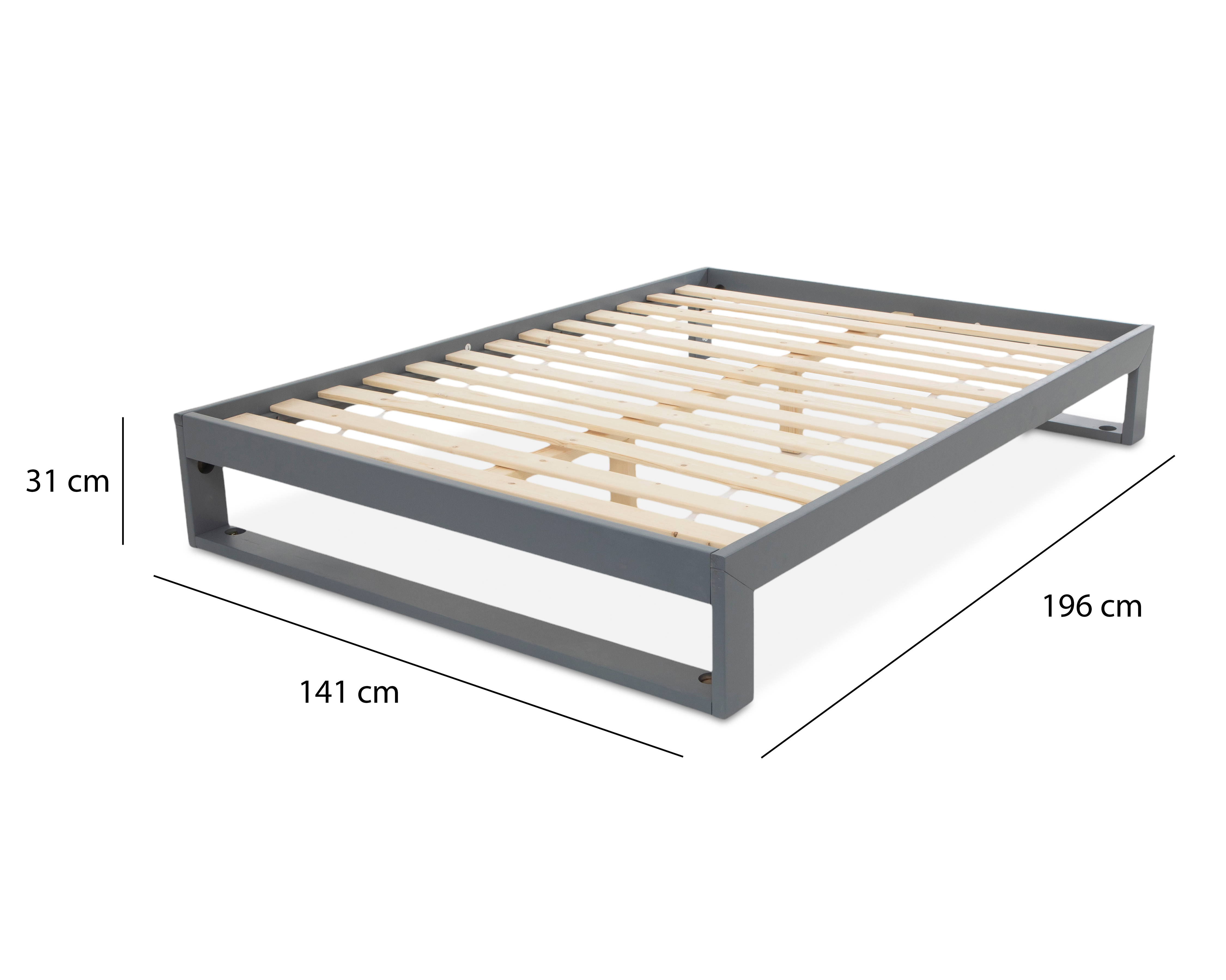 Foto 7 pulgar | Foto 6 | Base para Cama Matrimonial Ramos de Madera