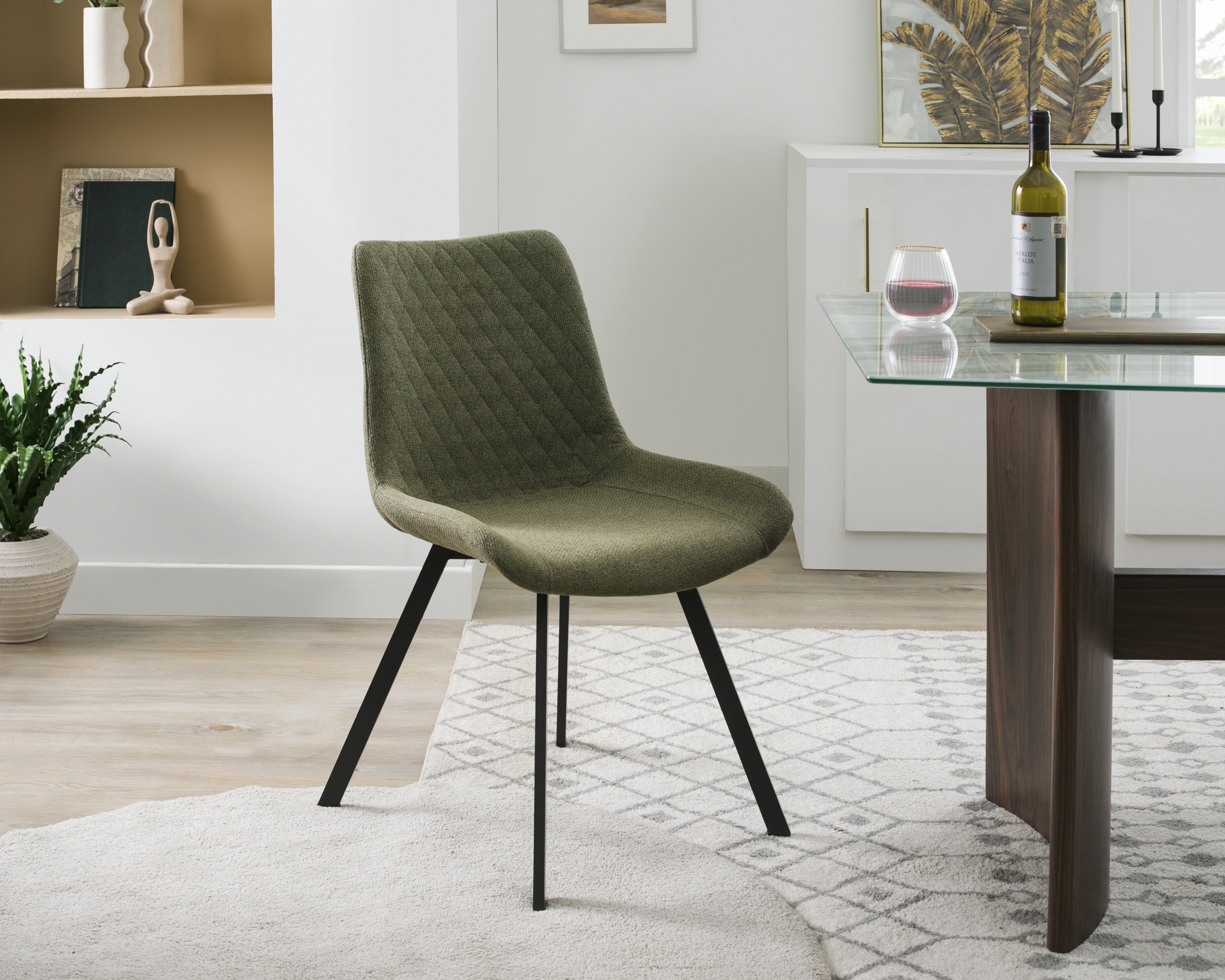 Silla de Metal Ikal Salermo Verde