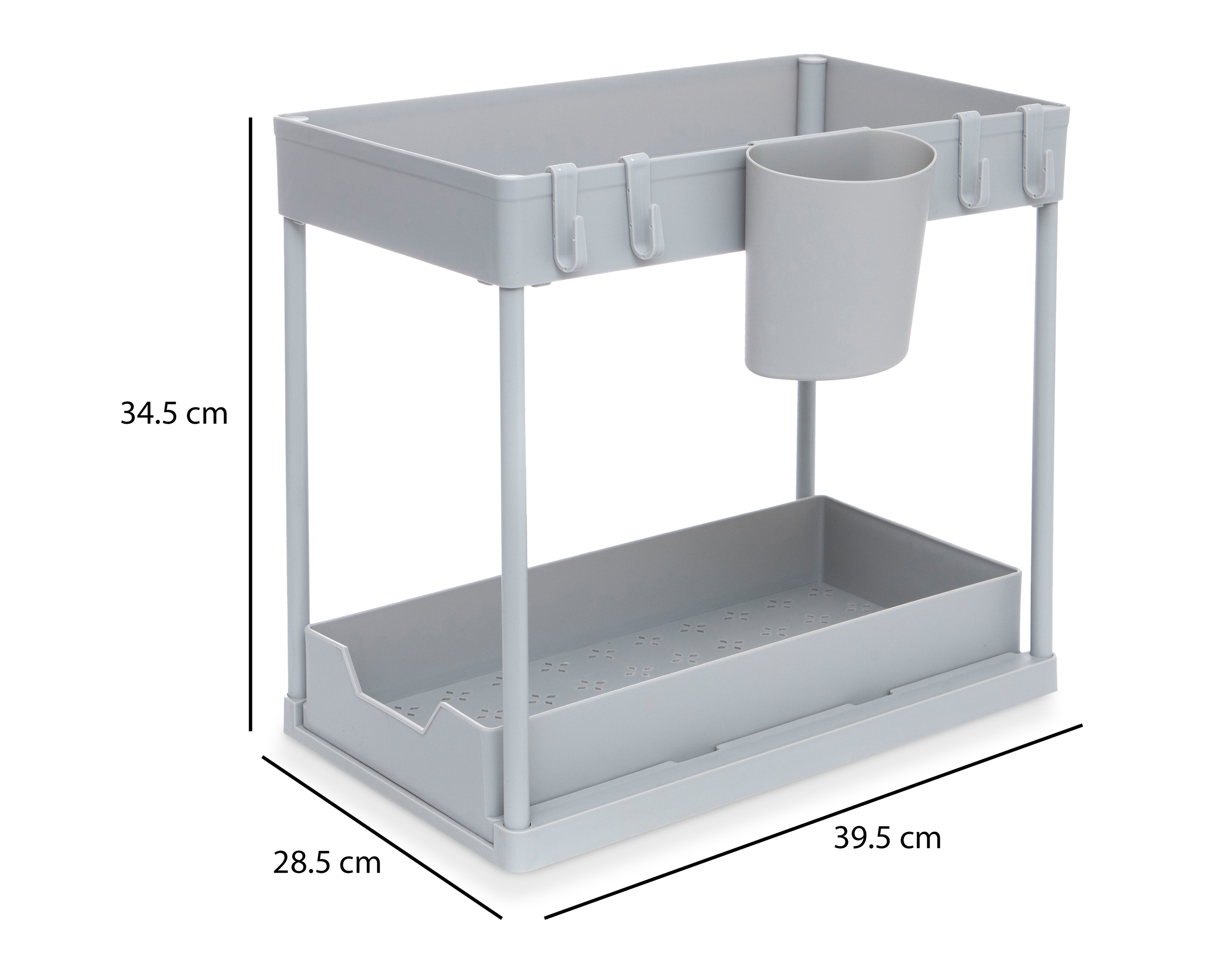 Foto 7 pulgar | Foto 6 | Organizador de Productos de Limpieza Home Styles Gris