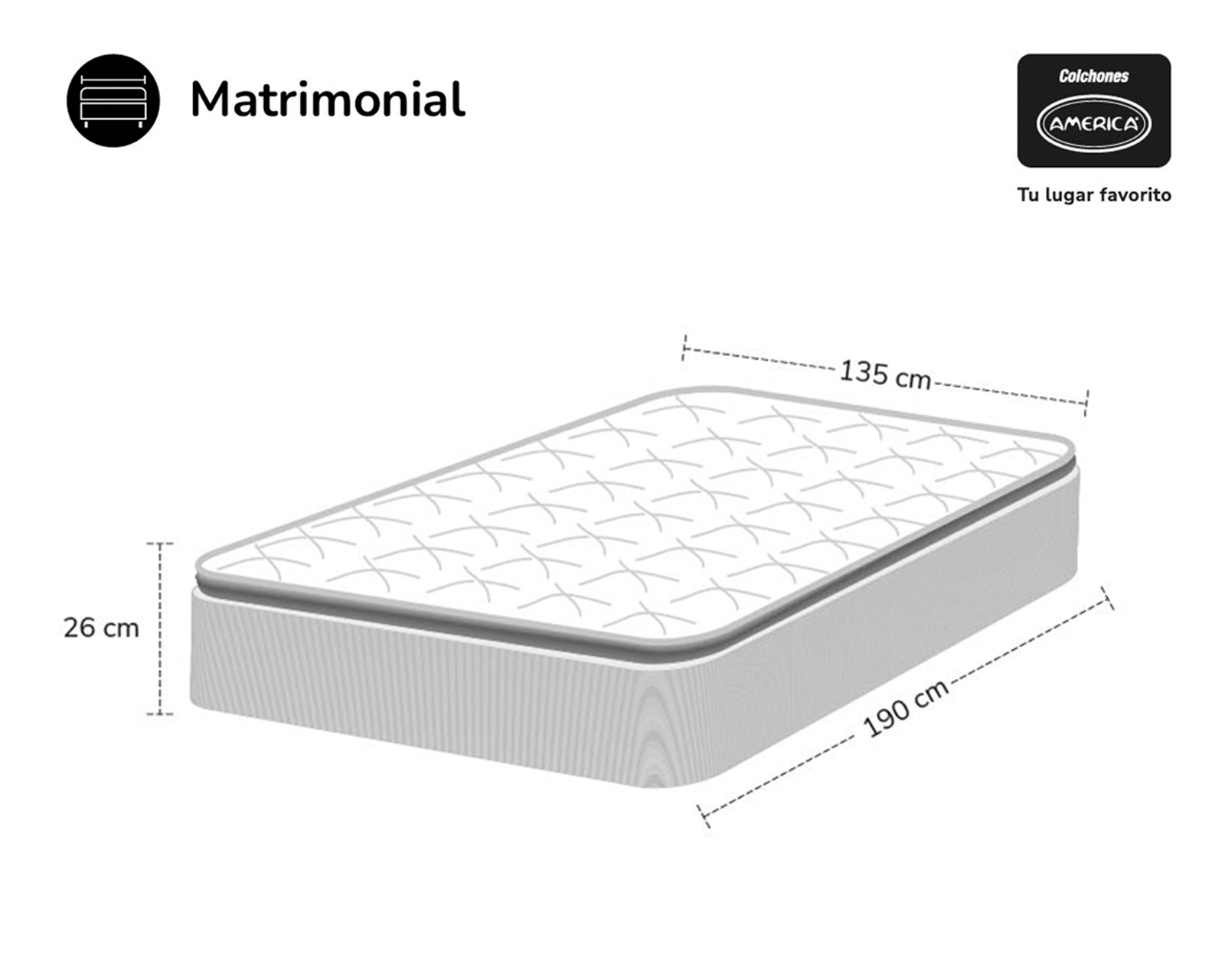 Foto 7 pulgar | Foto 6 | Colchón Matrimonial América Cádiz