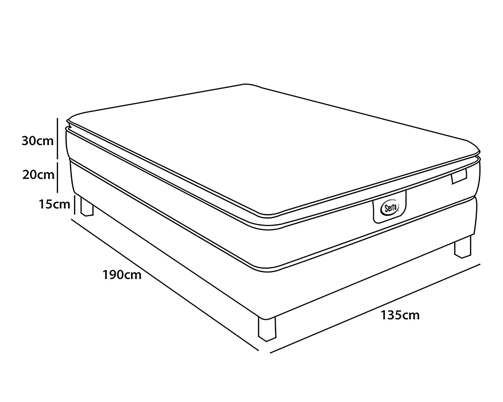 Foto 6 | Foto 6 | Juego de Colchón y Box Matrimonial Serta Dream Sheep