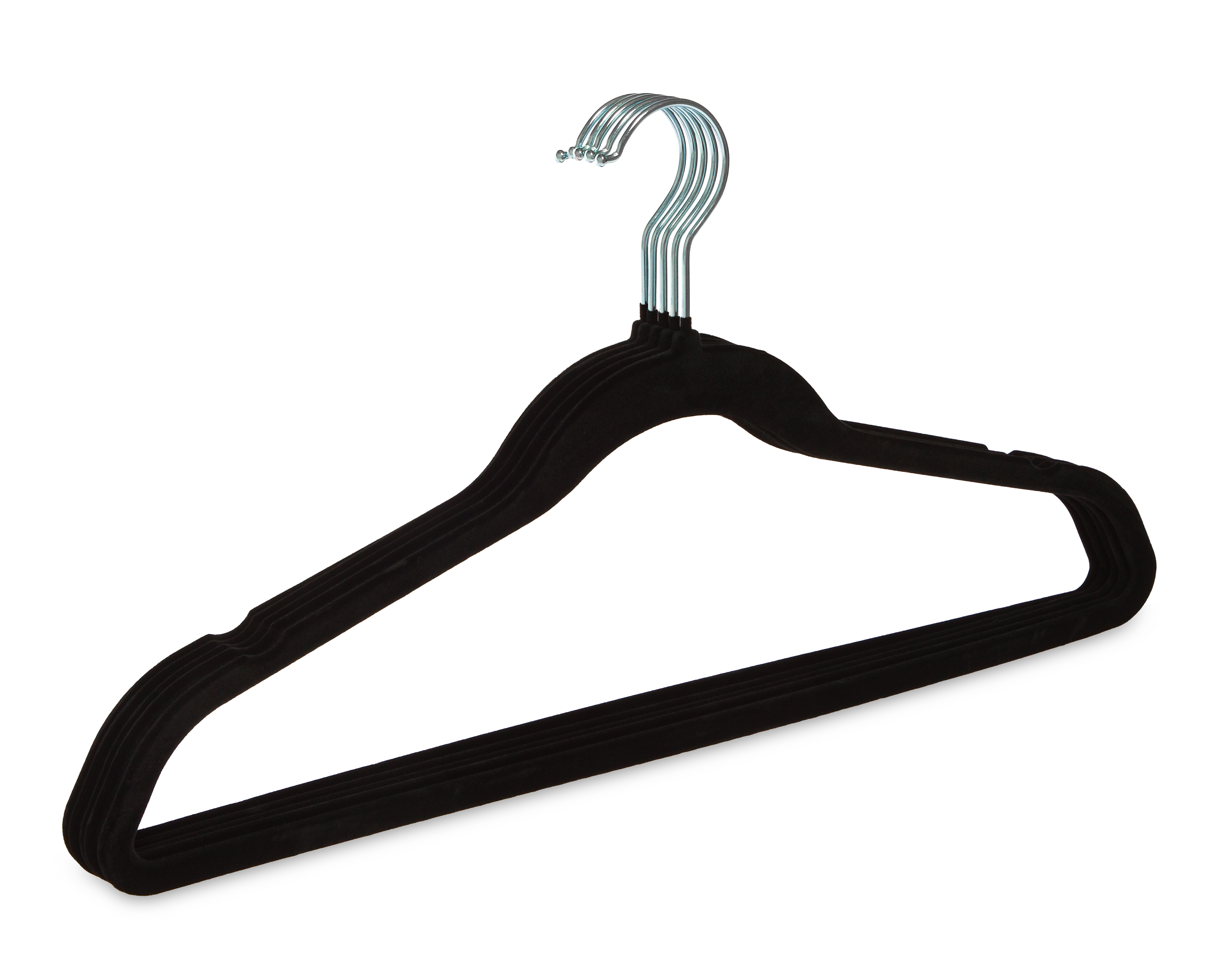 Foto 2 | Foto 2 | Gancho para Ropa de Plástico +Simple con Velvet 5 Piezas