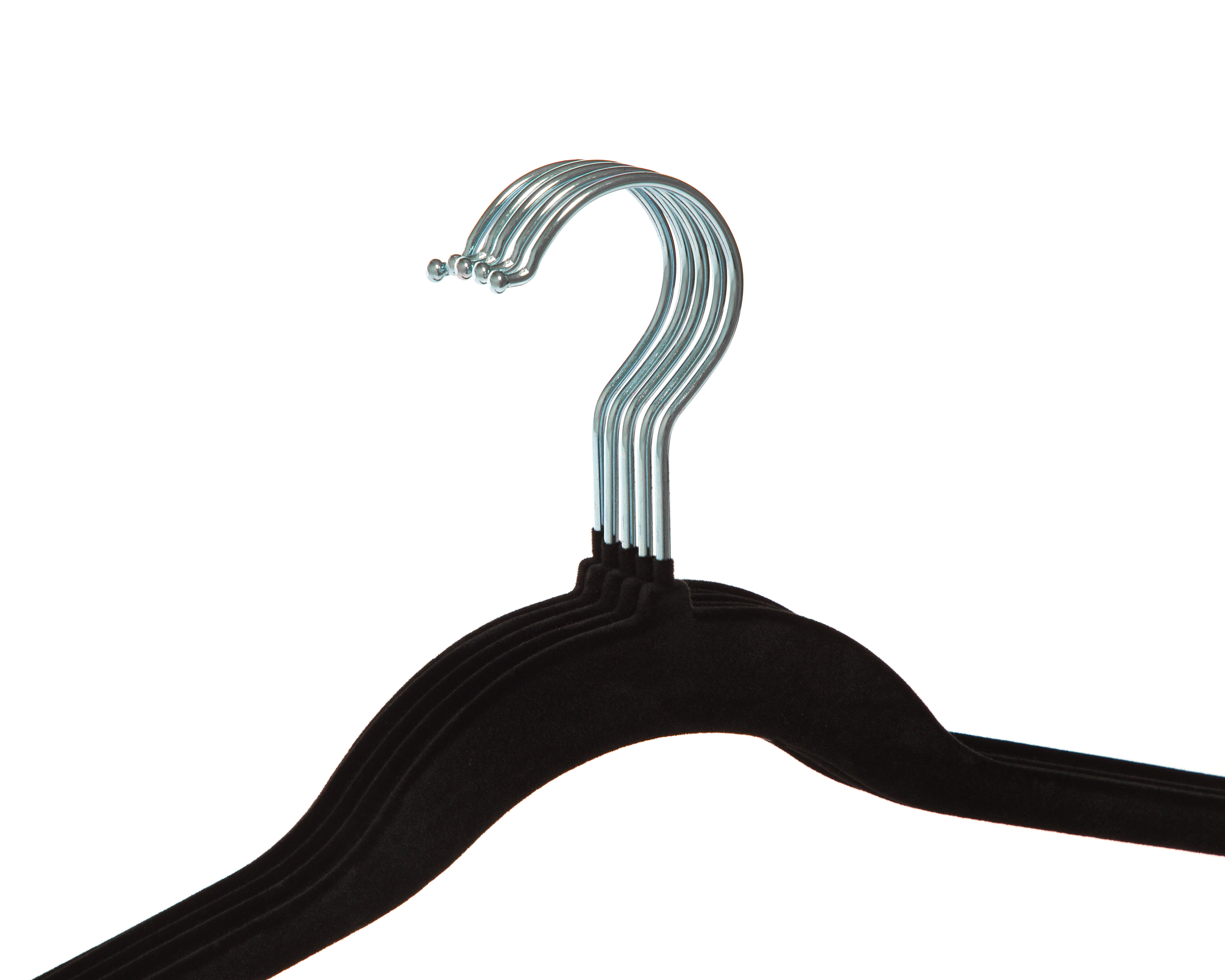 Foto 4 pulgar | Foto 3 | Gancho para Ropa de Plástico +Simple con Velvet 5 Piezas