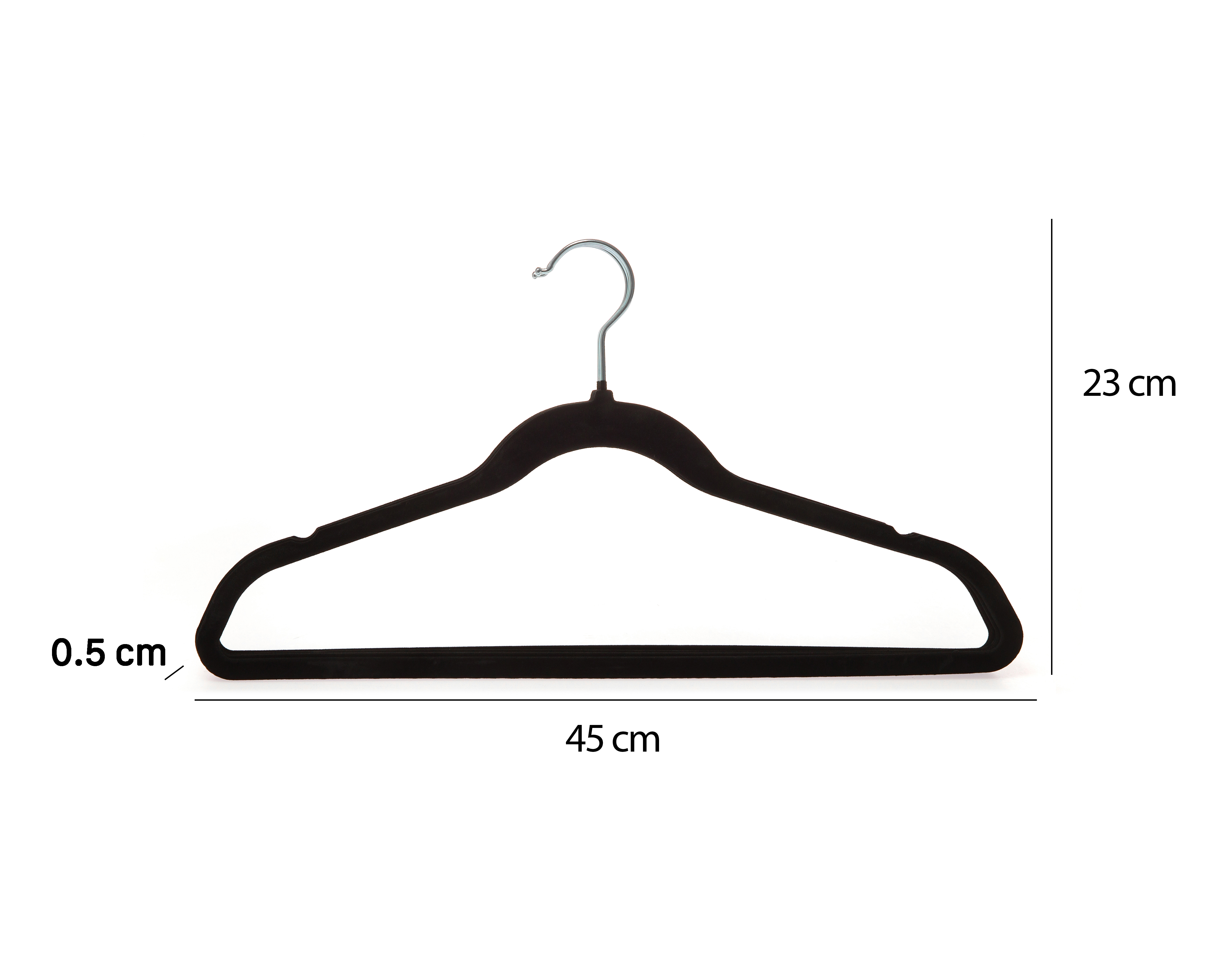 Foto 5 pulgar | Foto 4 | Gancho para Ropa de Plástico +Simple con Velvet 5 Piezas