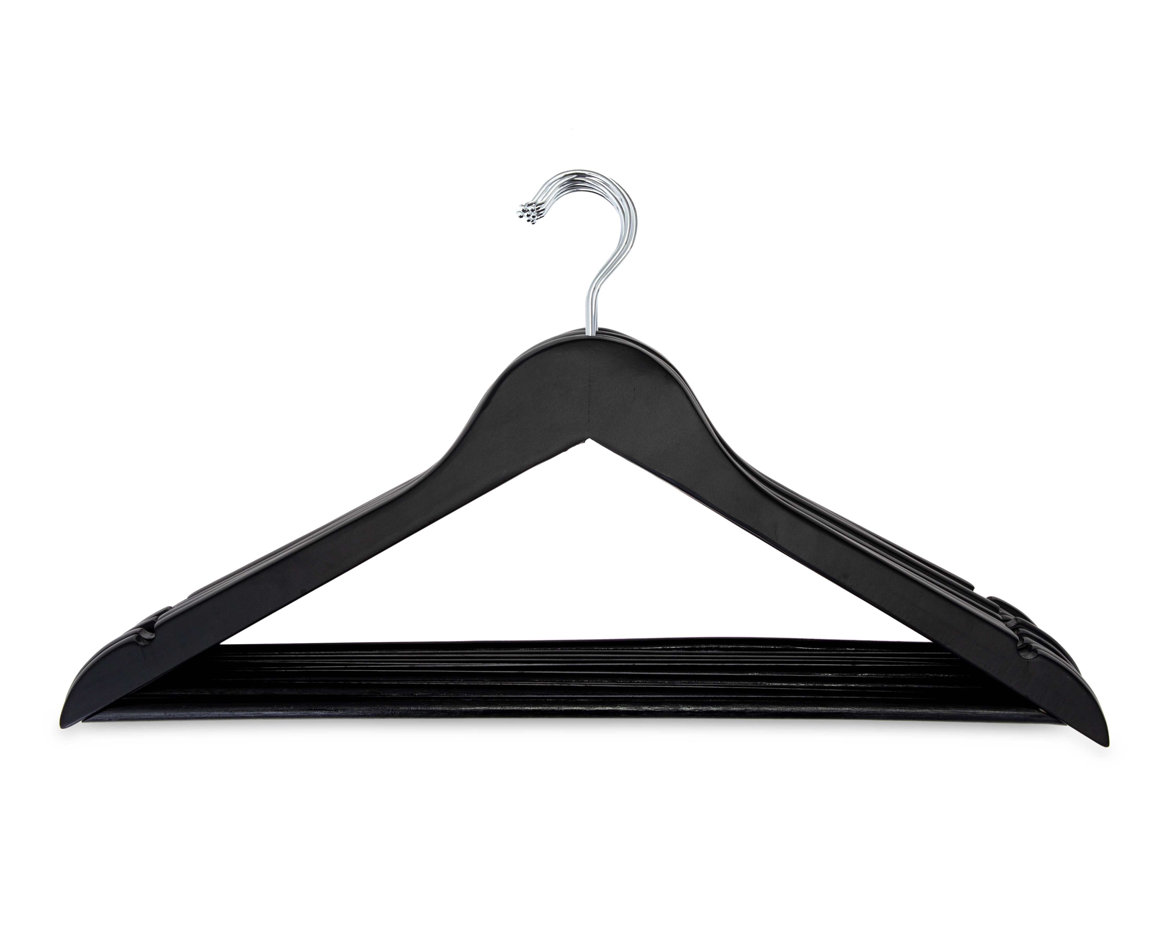 Ganchos para Ropa de Madera +Simple 10 Piezas