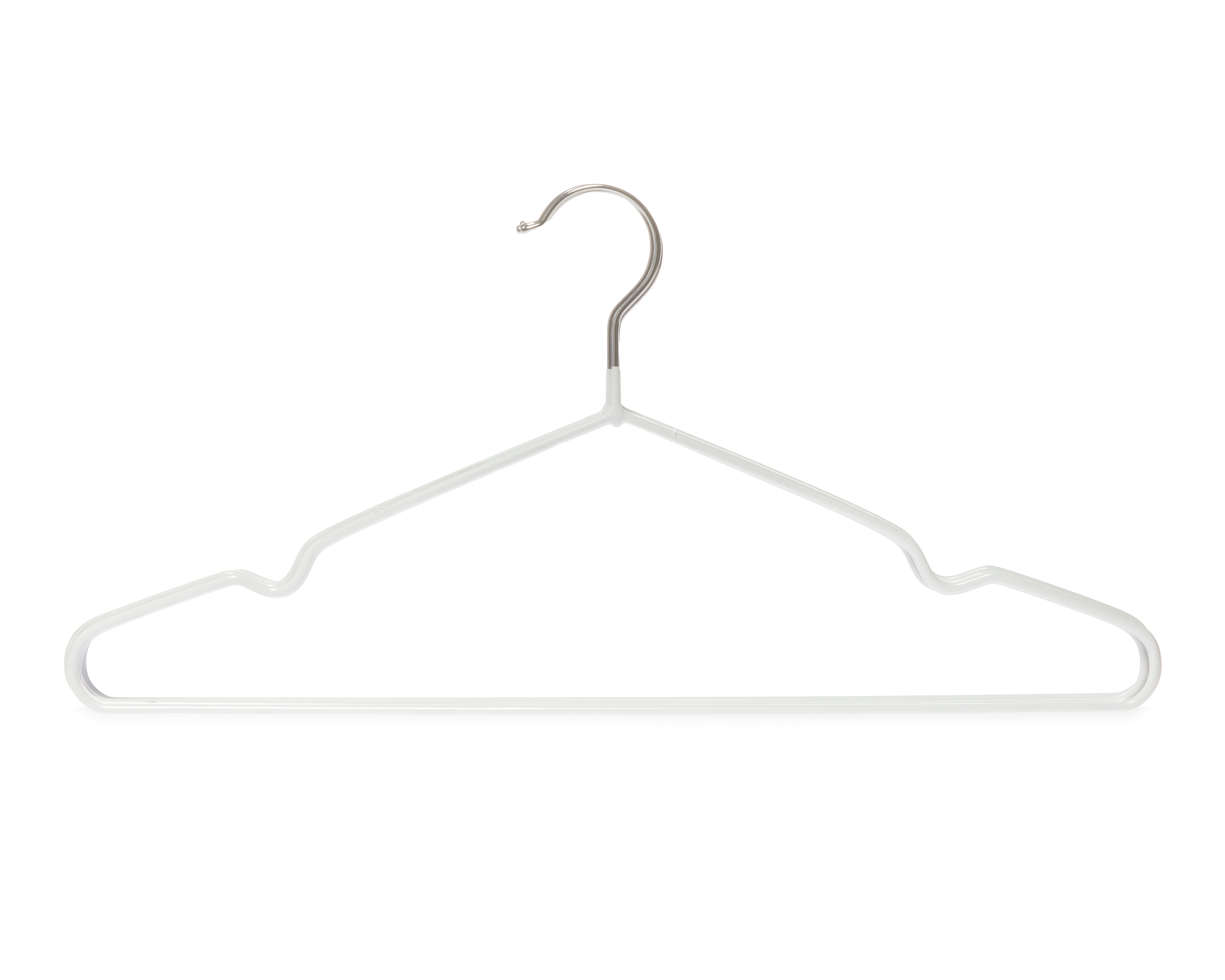 Gancho para Ropa de Metal +Simple Blanco 5 Piezas