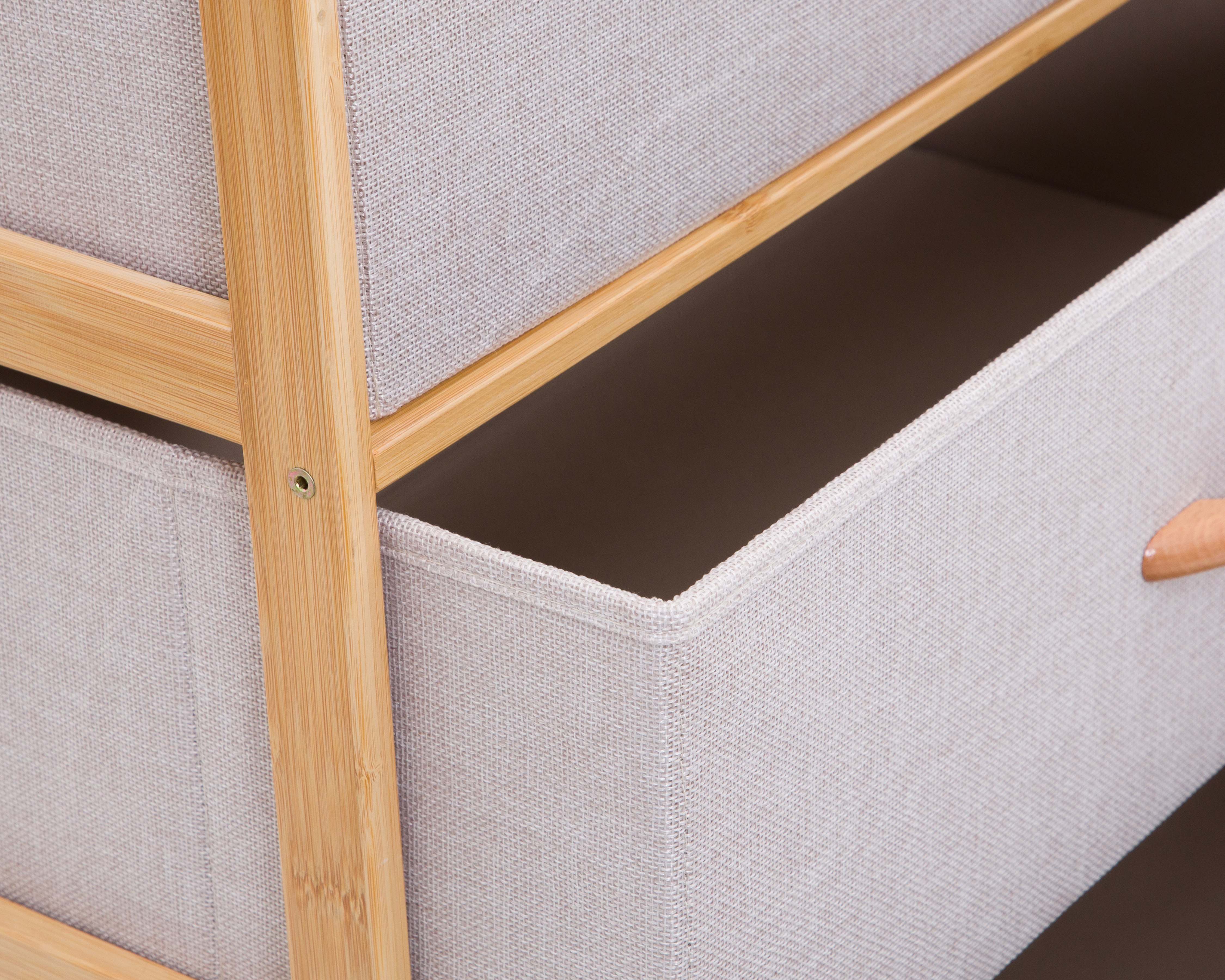 Foto 5 | Foto 5 | Mueble Organizador de Bambú +Simple Adhara Gris