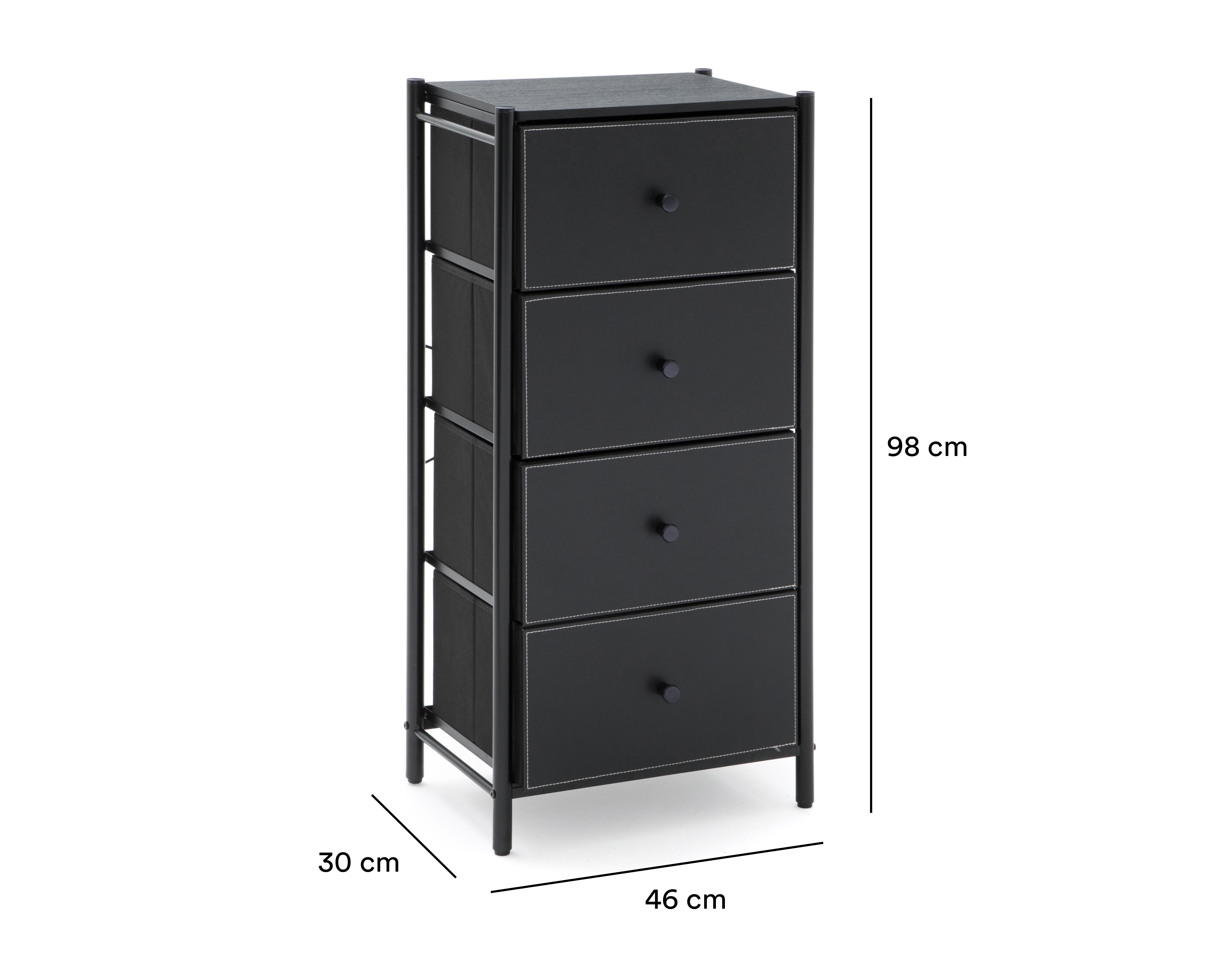 Foto 7 pulgar | Foto 6 | Mueble Organizador de Polipropileno +Simple Trinidad Negro