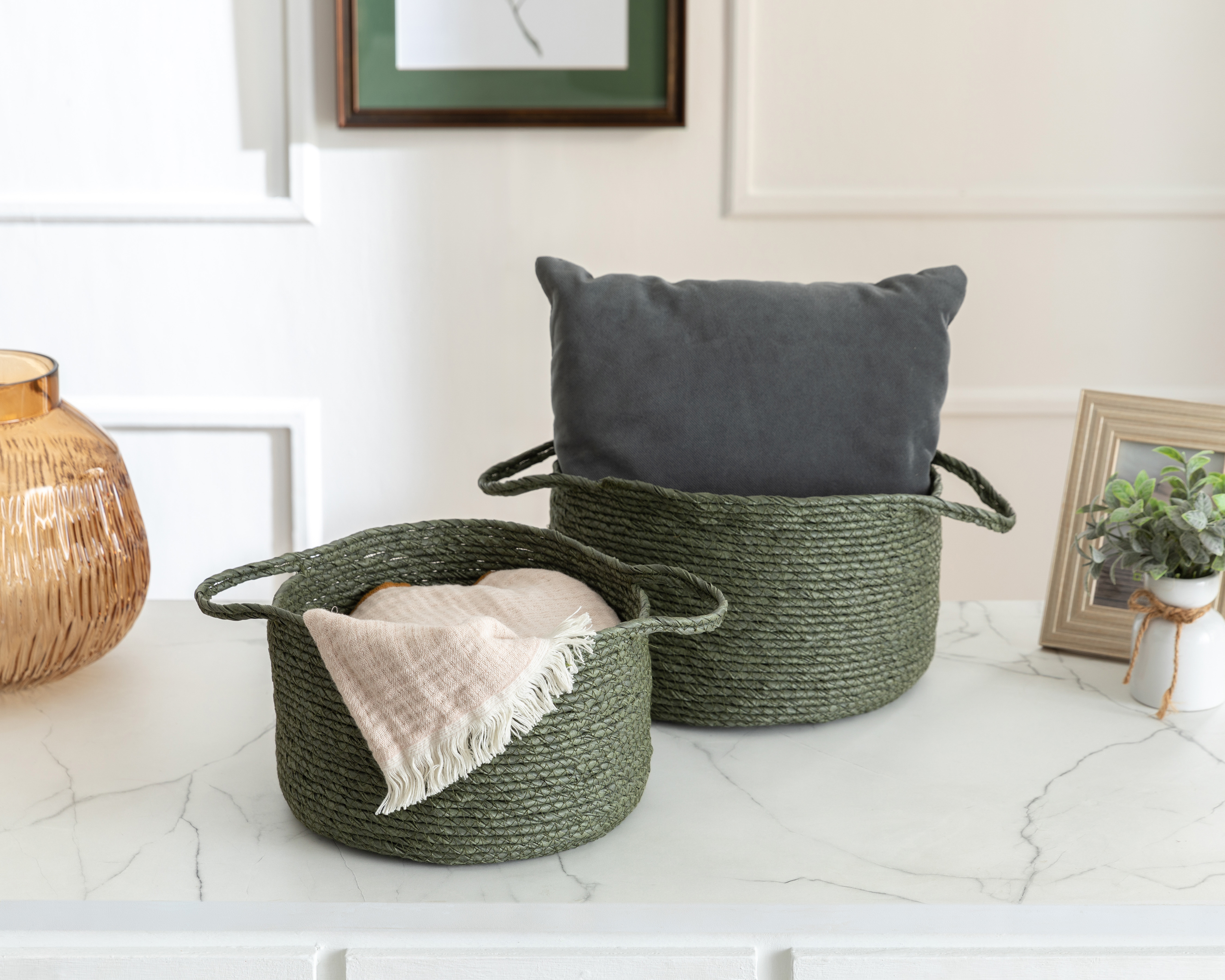 Foto 6 | Foto 6 | Canasta de Tejido Leonora +Simple 2 Piezas