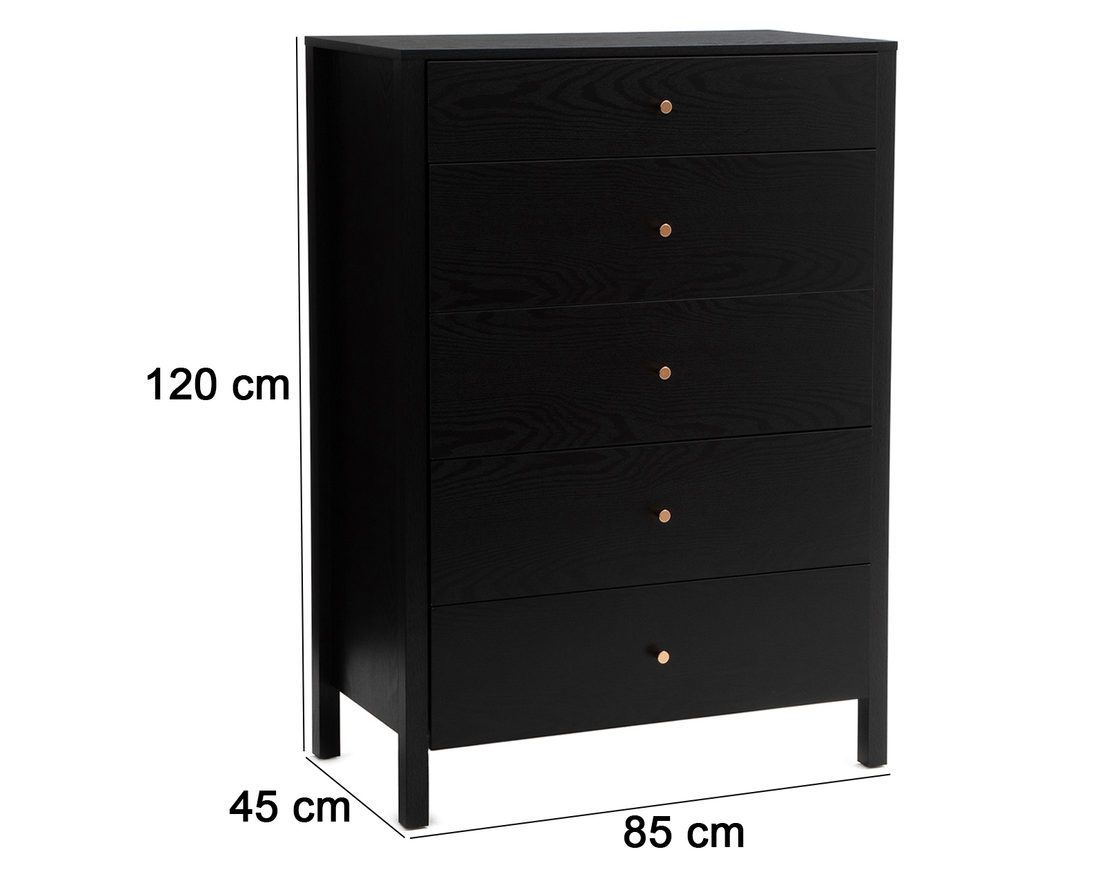 Foto 8 pulgar | Foto 7 | Cómoda Nataly Chocolate 85 cm
