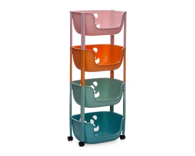 Foto 3 | Foto 3 | Carrito Multiusos de Plástico +Simple Sabrina Multicolor