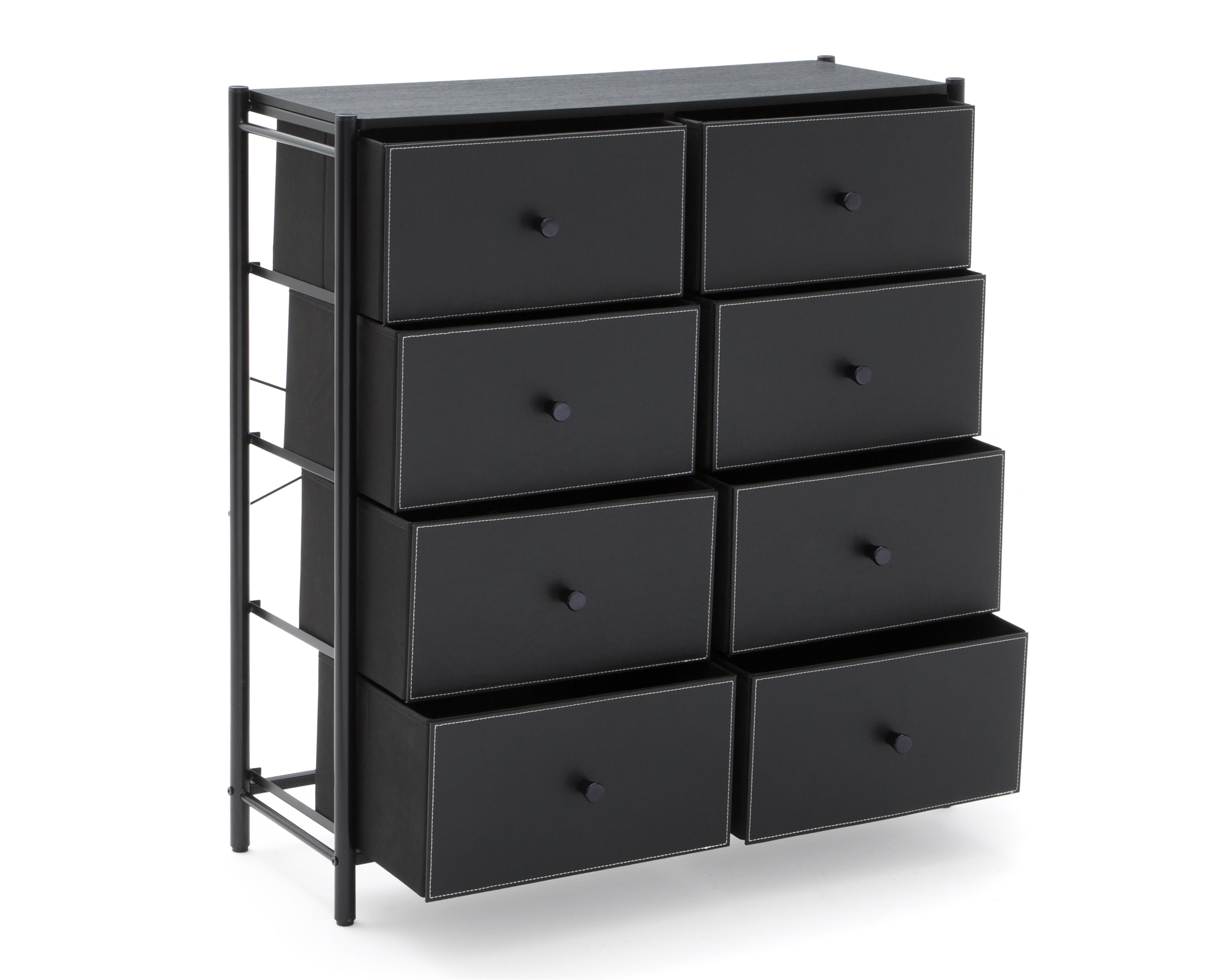 Foto 4 pulgar | Foto 3 | Mueble Organizador de Metal +Simple Tobago Negro
