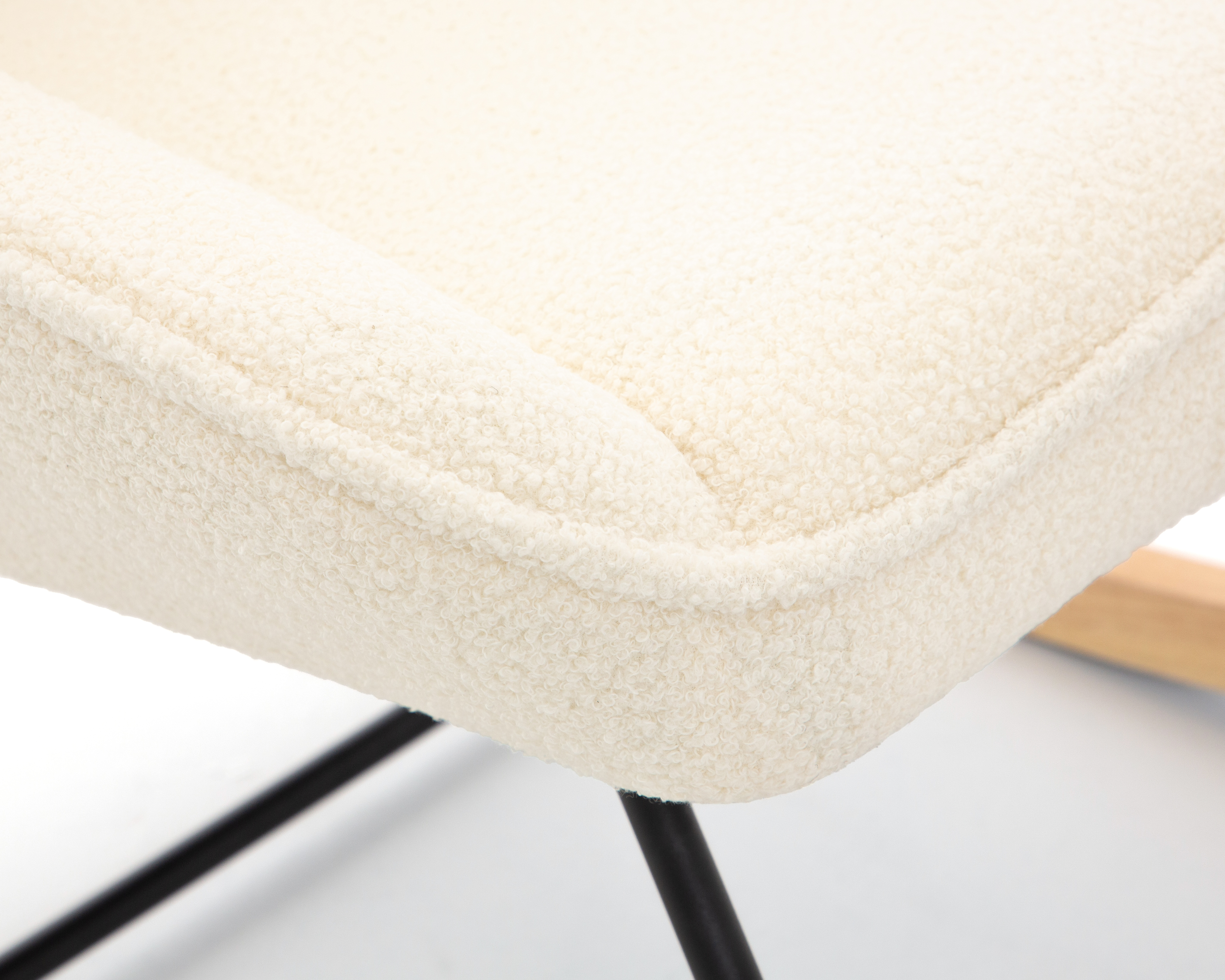 Foto 5 | Foto 5 | Silla Mecedora Beige Ikal Marsella