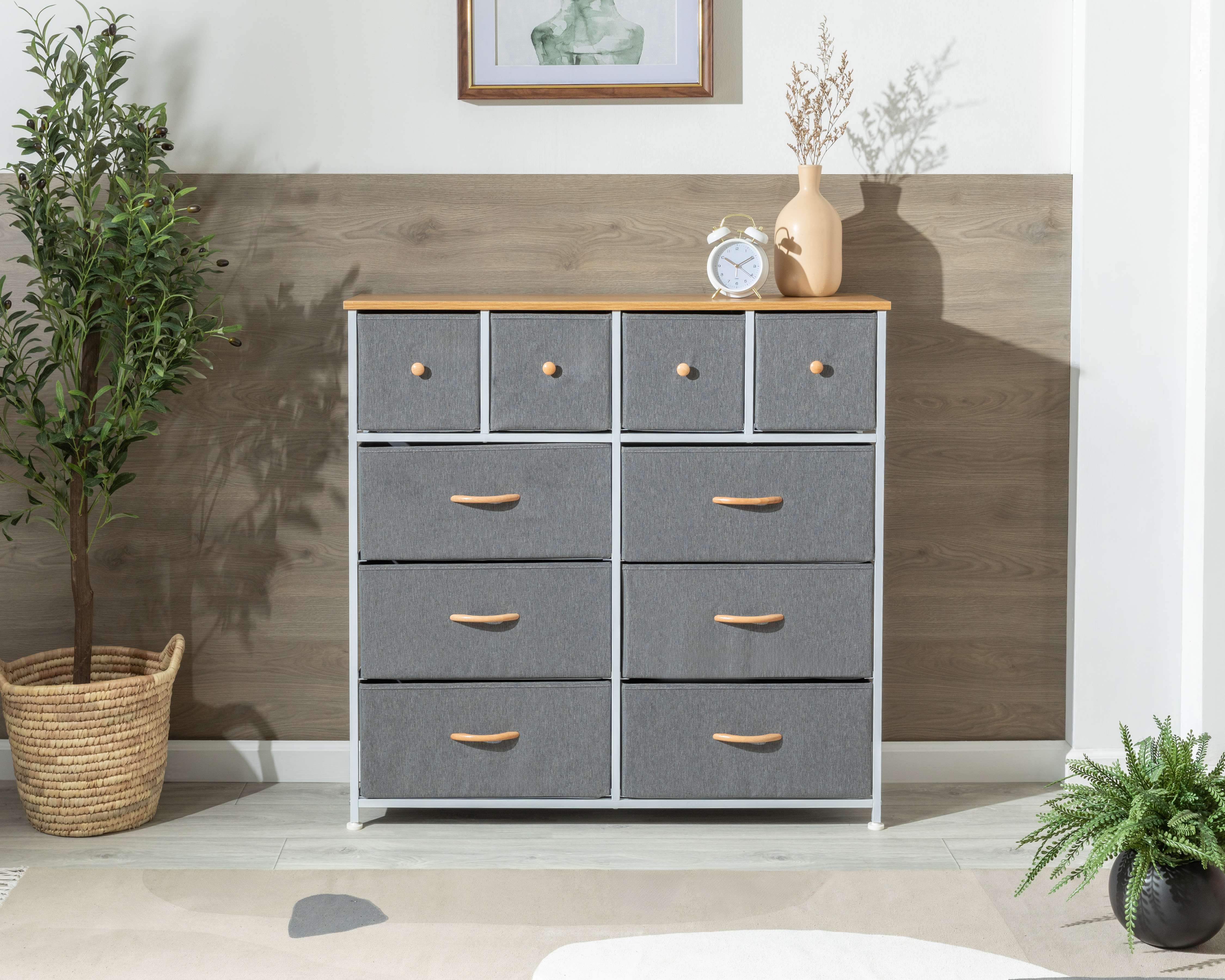 Mueble Divisor de Metal +Simple Matisse Gris
