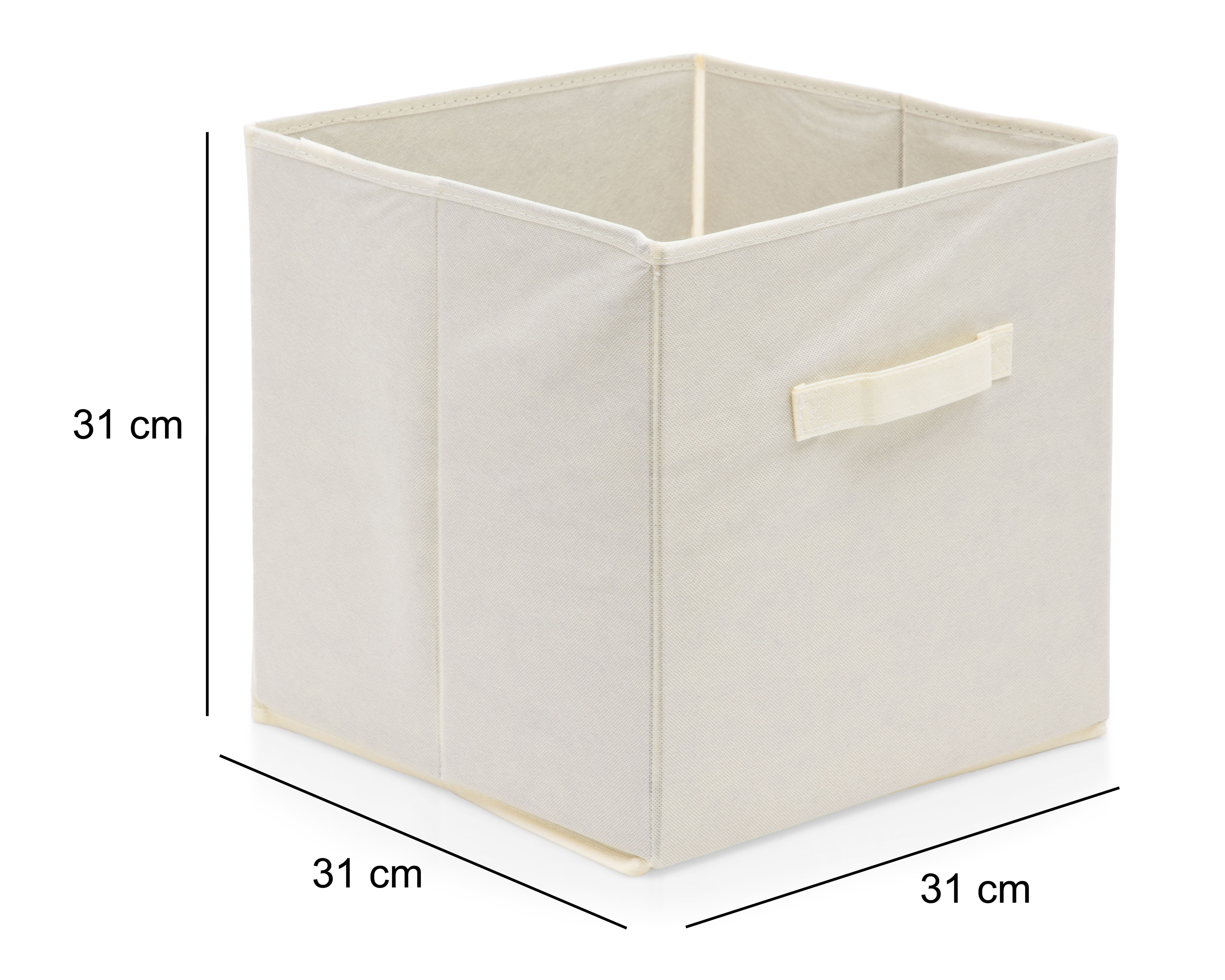 Foto 7 | Foto 7 | Caja de Almacenamiento de Tela +Simple Cleo Beige