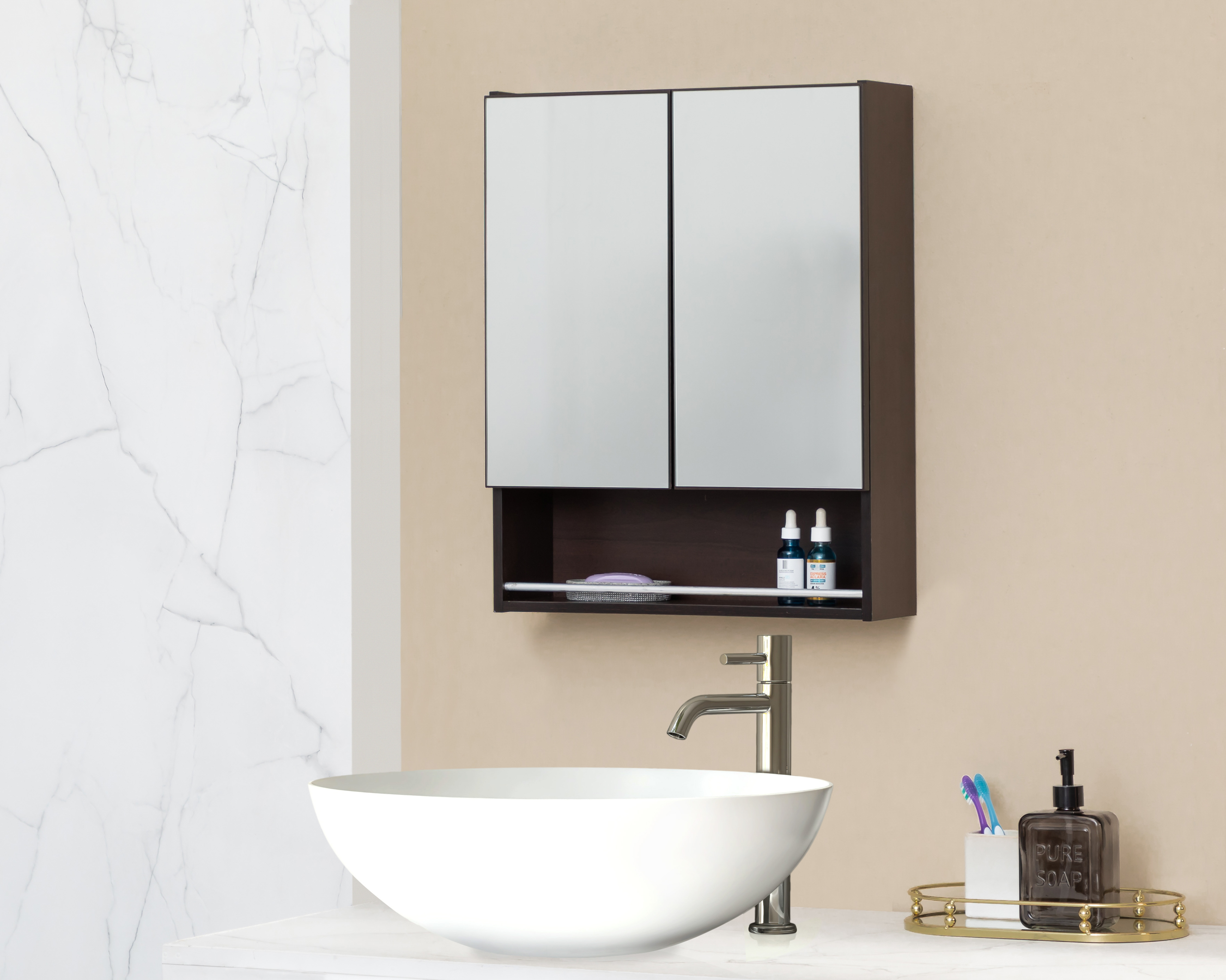 Gabinete para Baño Mobi Newport II con Espejo