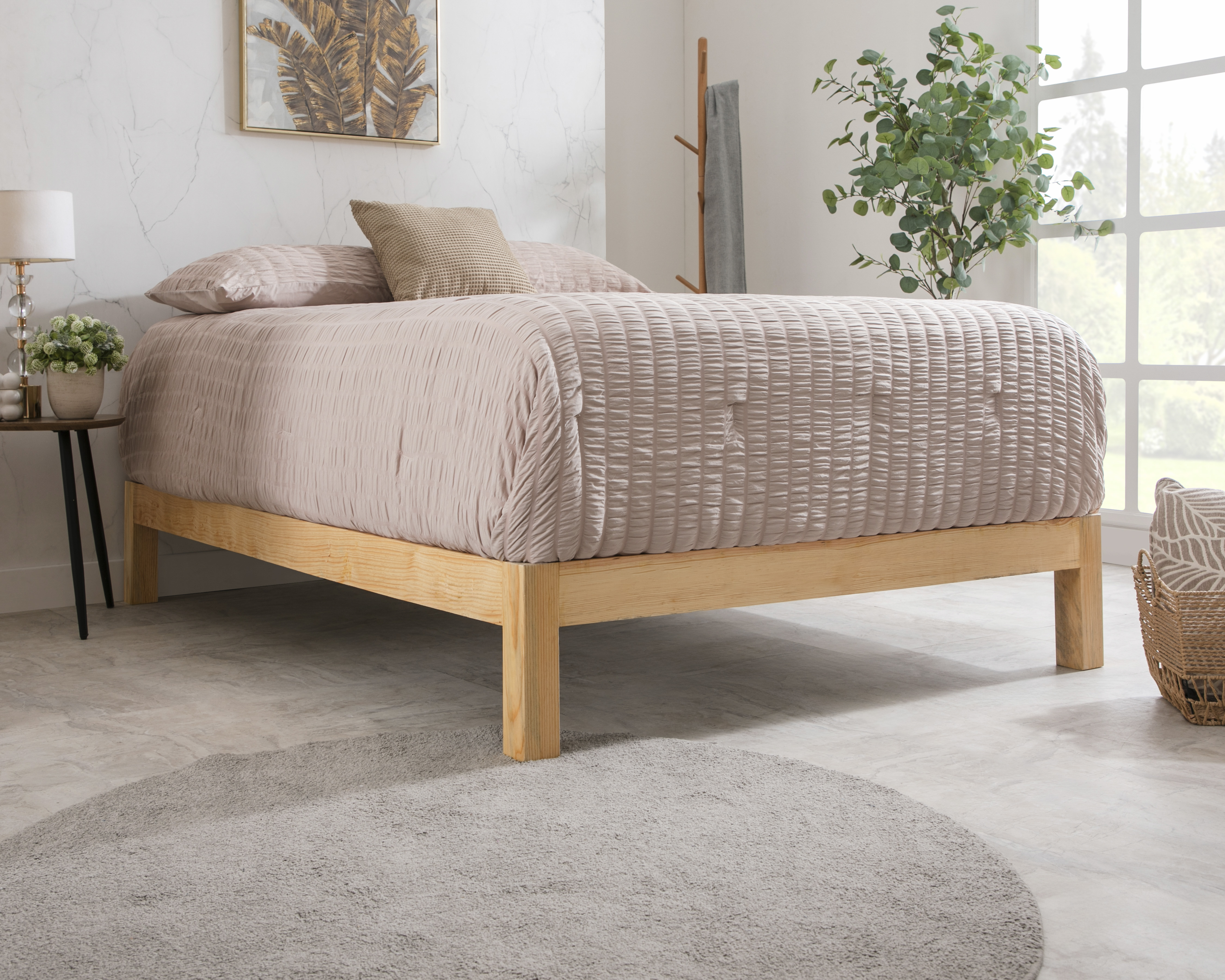 Foto 2 pulgar | Foto 1 | Base para Cama Matrimonial Celeste de Madera