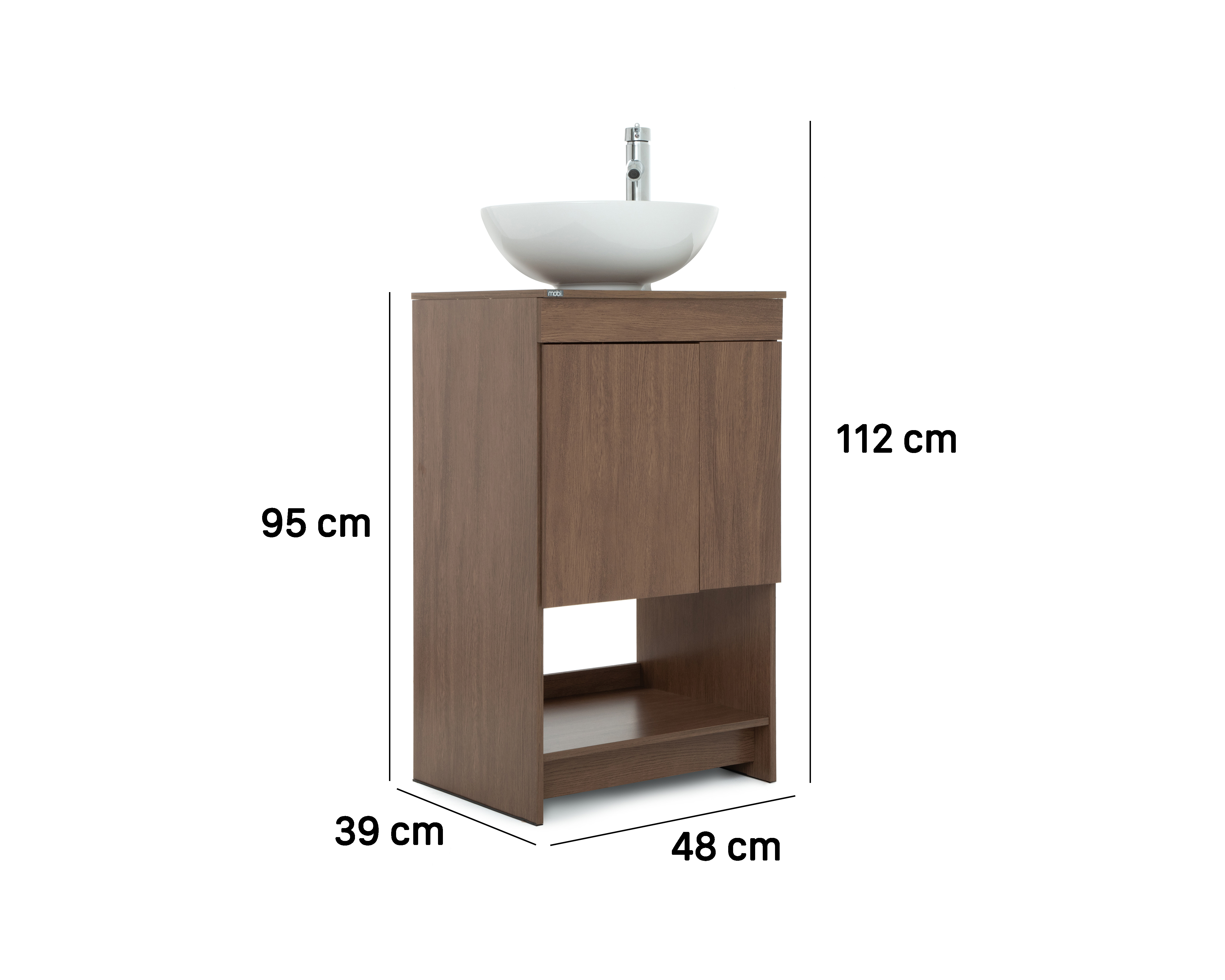 Foto 7 pulgar | Foto 6 | Mueble para Baño Mobi Tucson Nogal
