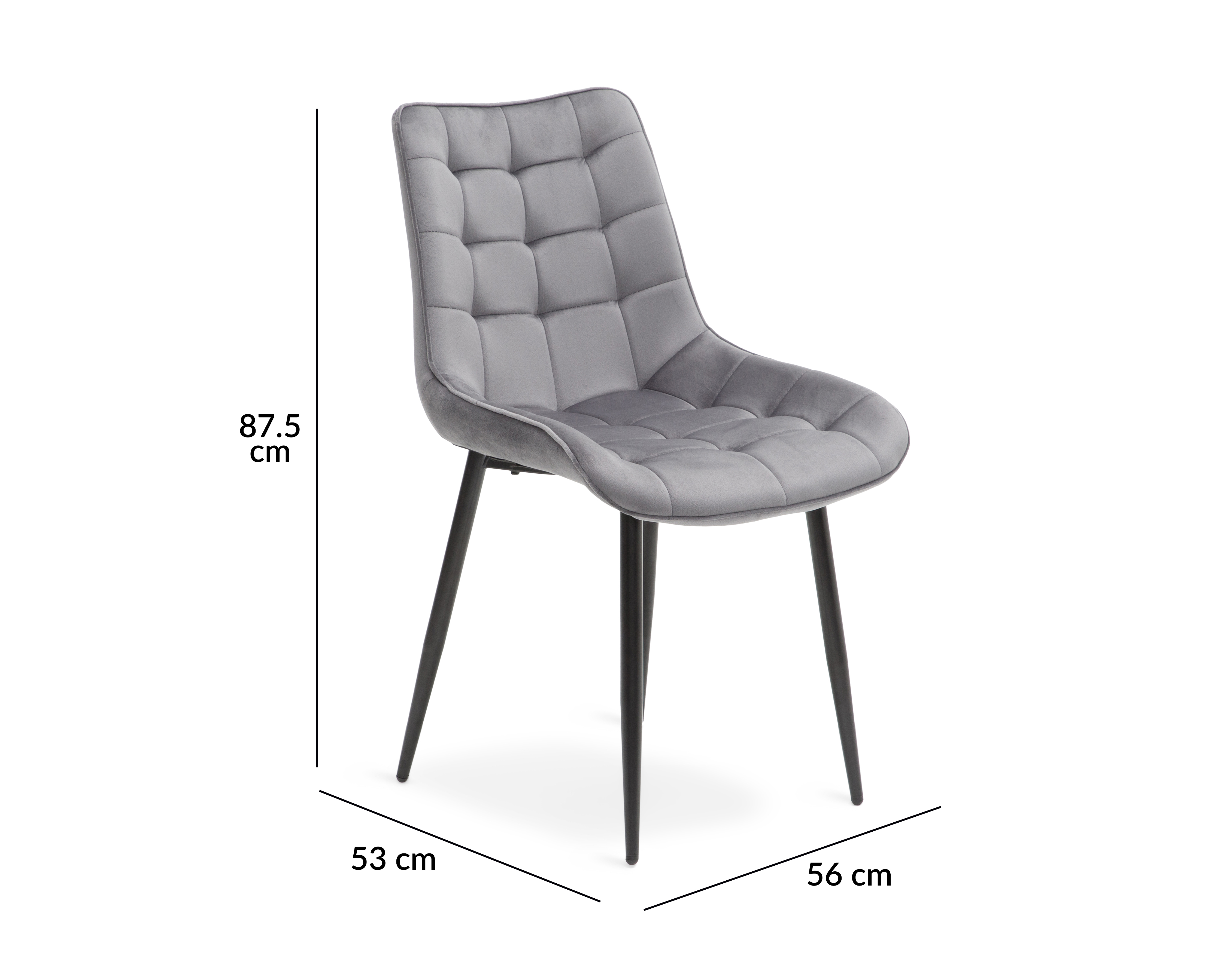 Foto 5 | Foto 5 | Silla para Comedor Lucía Gris